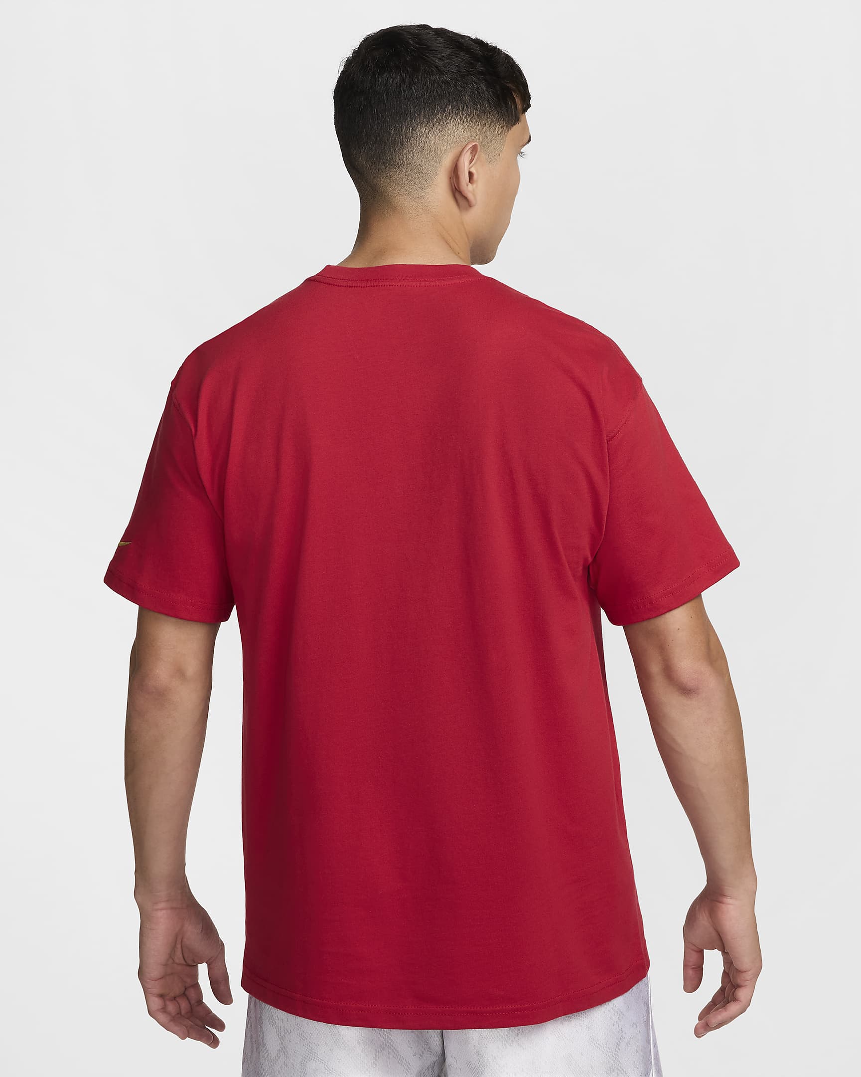 Playera de básquetbol Max90 para hombre KB - Rojo universitario