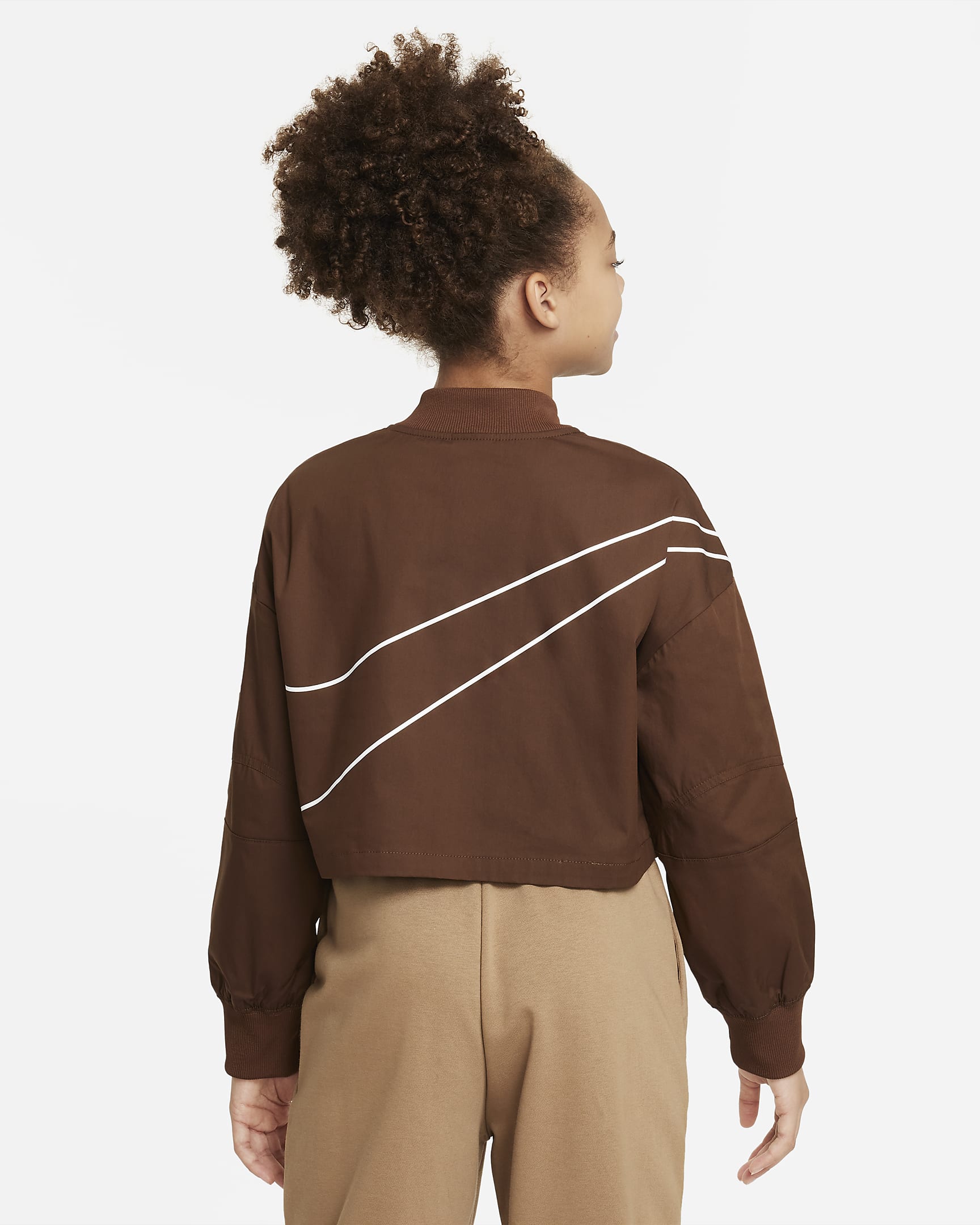 Nike Sportswear Big Kids' (Girls') Woven Bomber Jacket. Nike.com