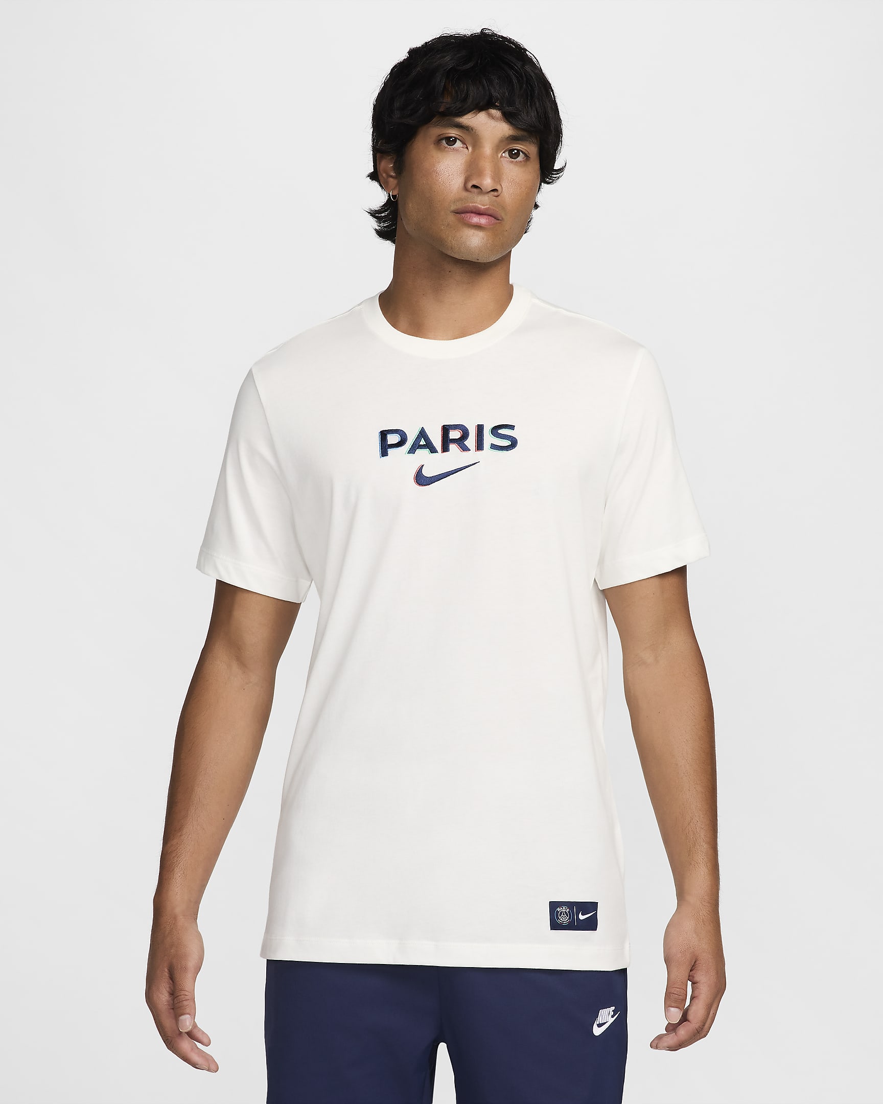 Paris Saint-Germain Men's Nike Football T-Shirt - Sail