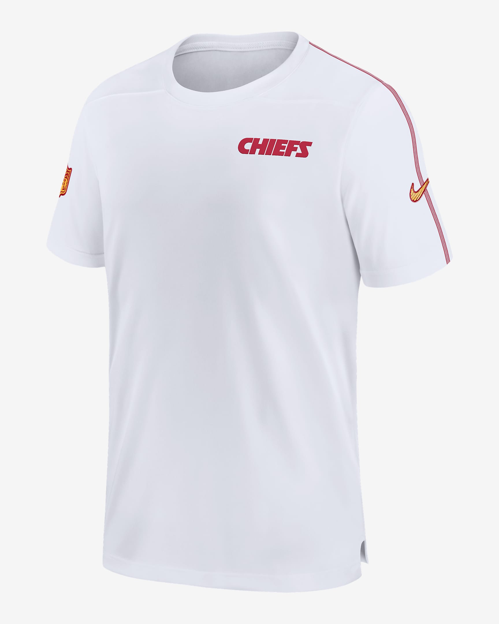 Kansas City Chiefs Sideline Coach Men's Nike Dri-FIT NFL Top - White