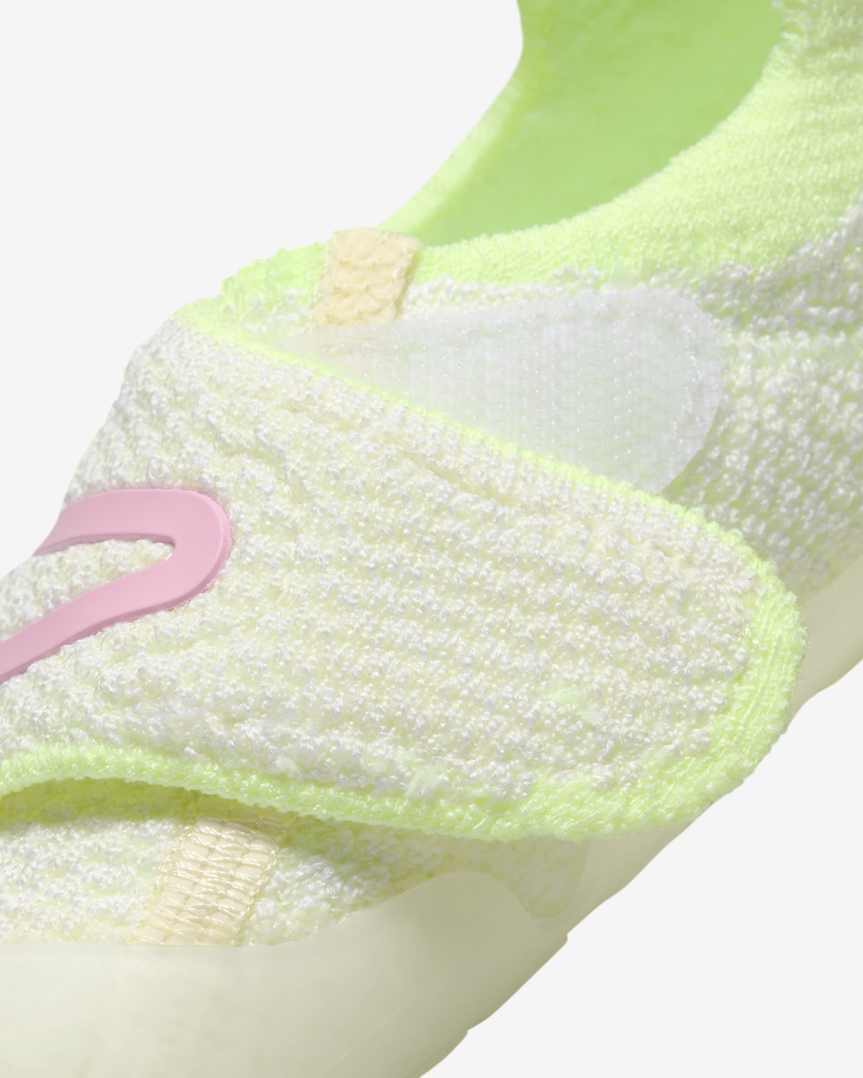 Nike Swoosh 1 Baby/Toddler Shoes - Coconut Milk/White/Barely Volt/Pink Rise