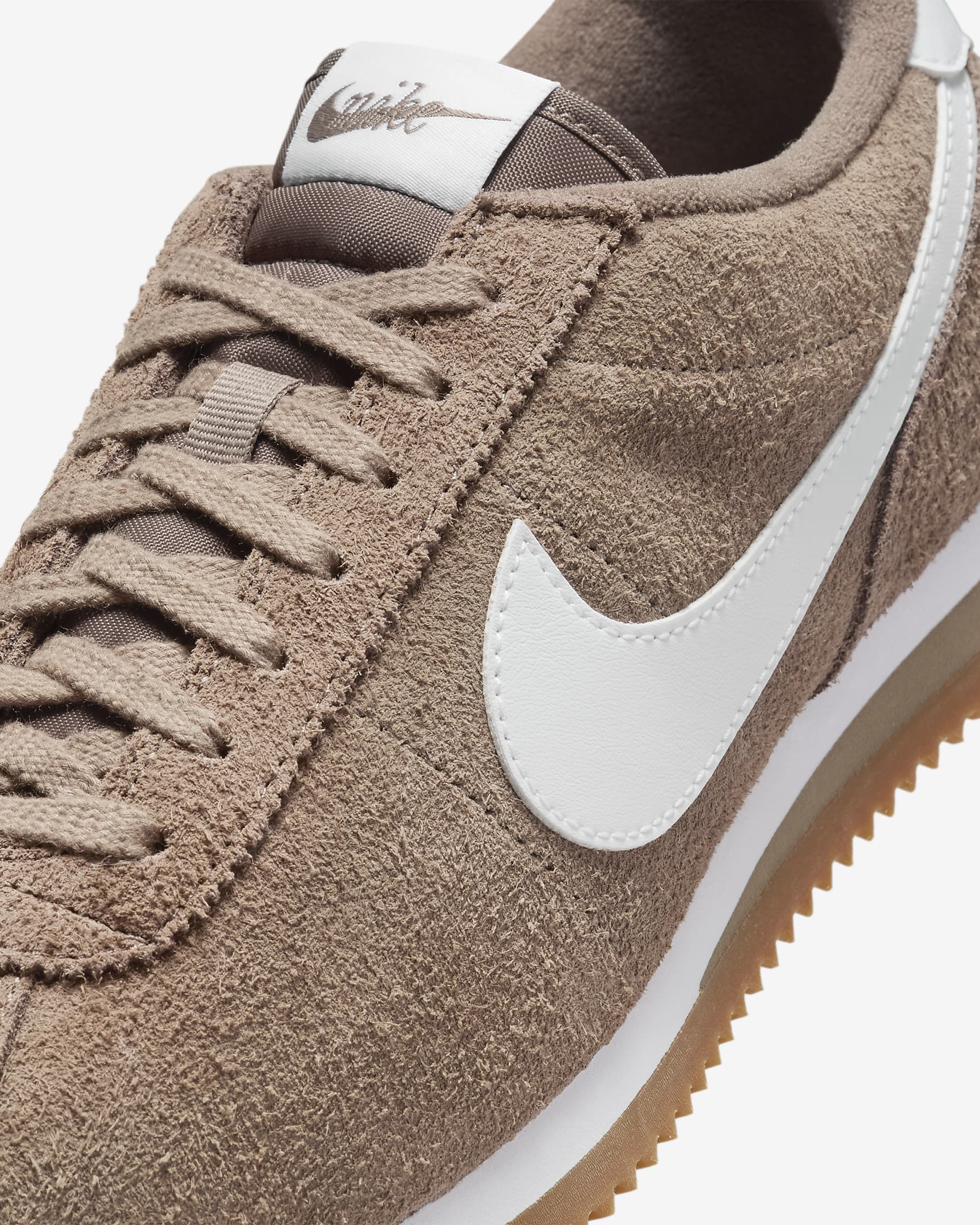 Nike Cortez Vintage Suede Women's Shoes - Mink Brown/Gum Medium Brown/White