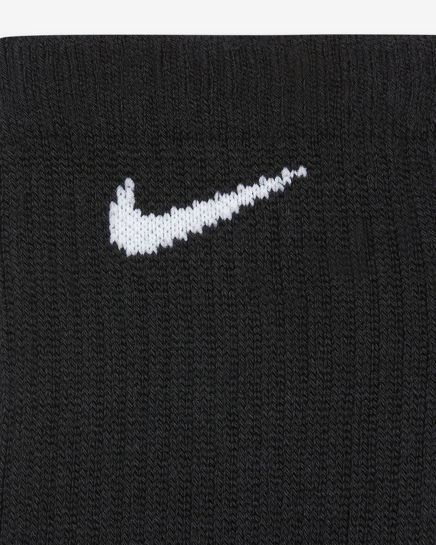 Calcetas para niños pequeños (3 pares) Nike Dri-FIT Elite - Negro