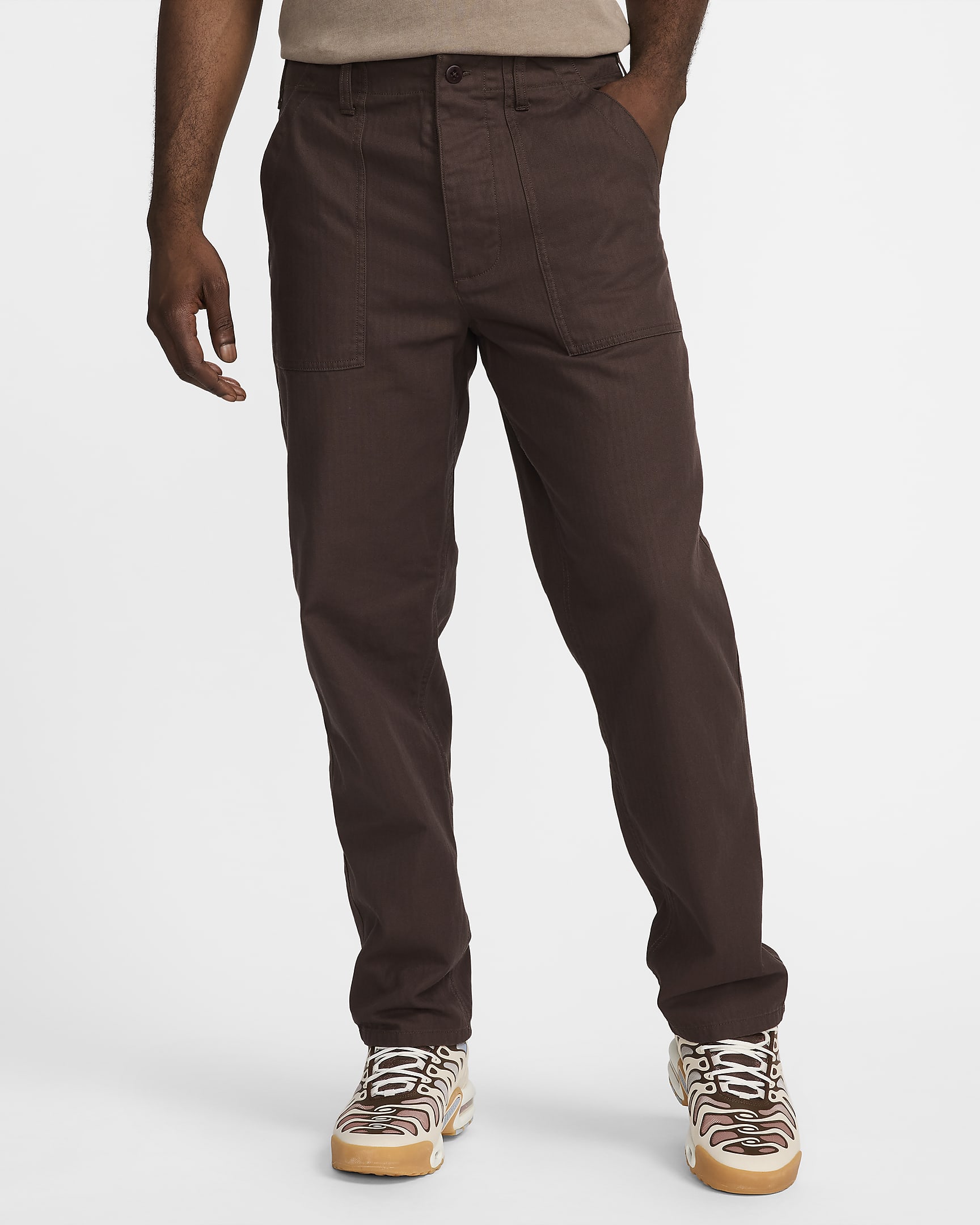 Pantalon Fatigue Nike Life pour homme - Baroque Brown/Baroque Brown