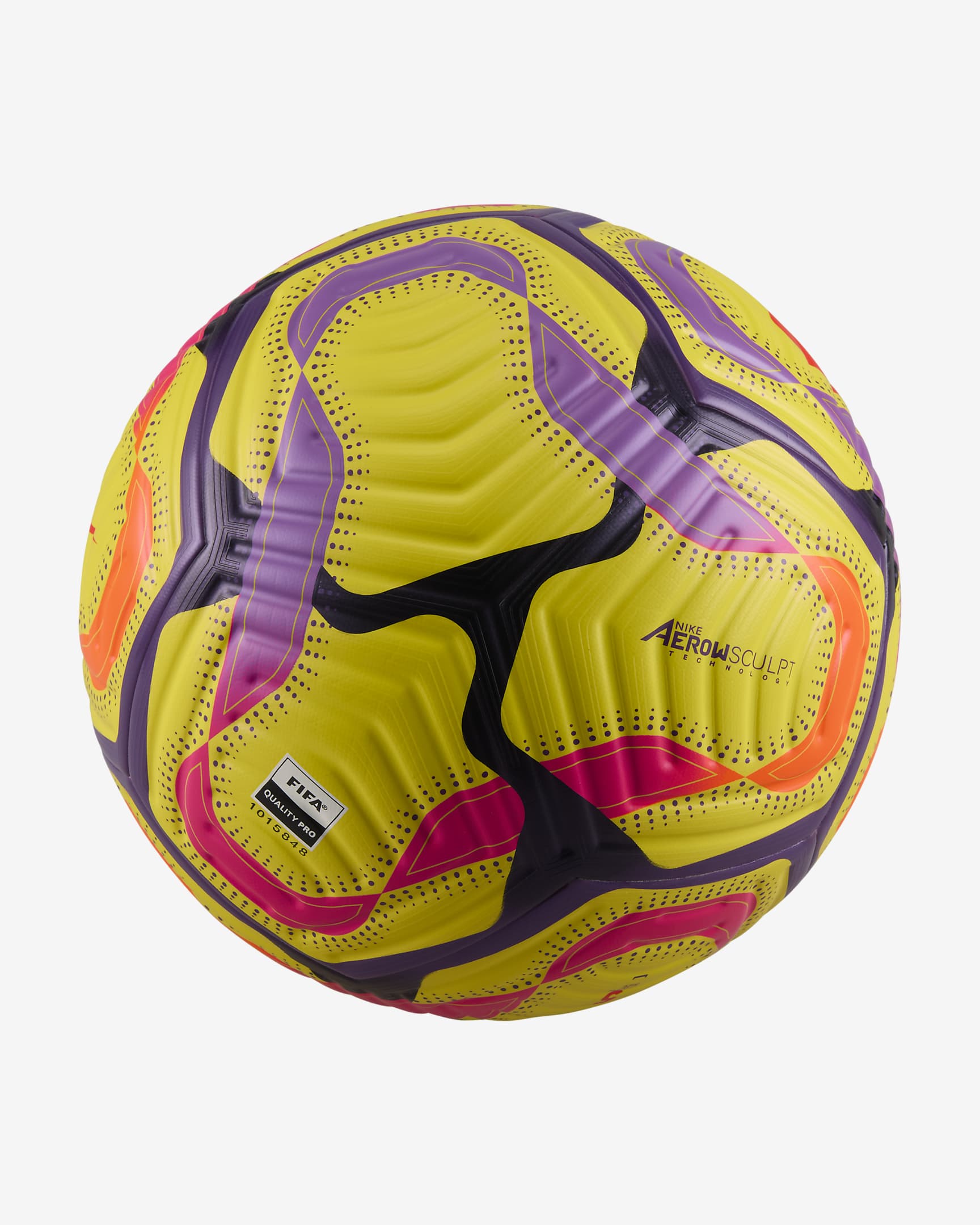 Premier League Flight Nike Football - Yellow/Disco Purple/Fierce Pink/Bright Crimson