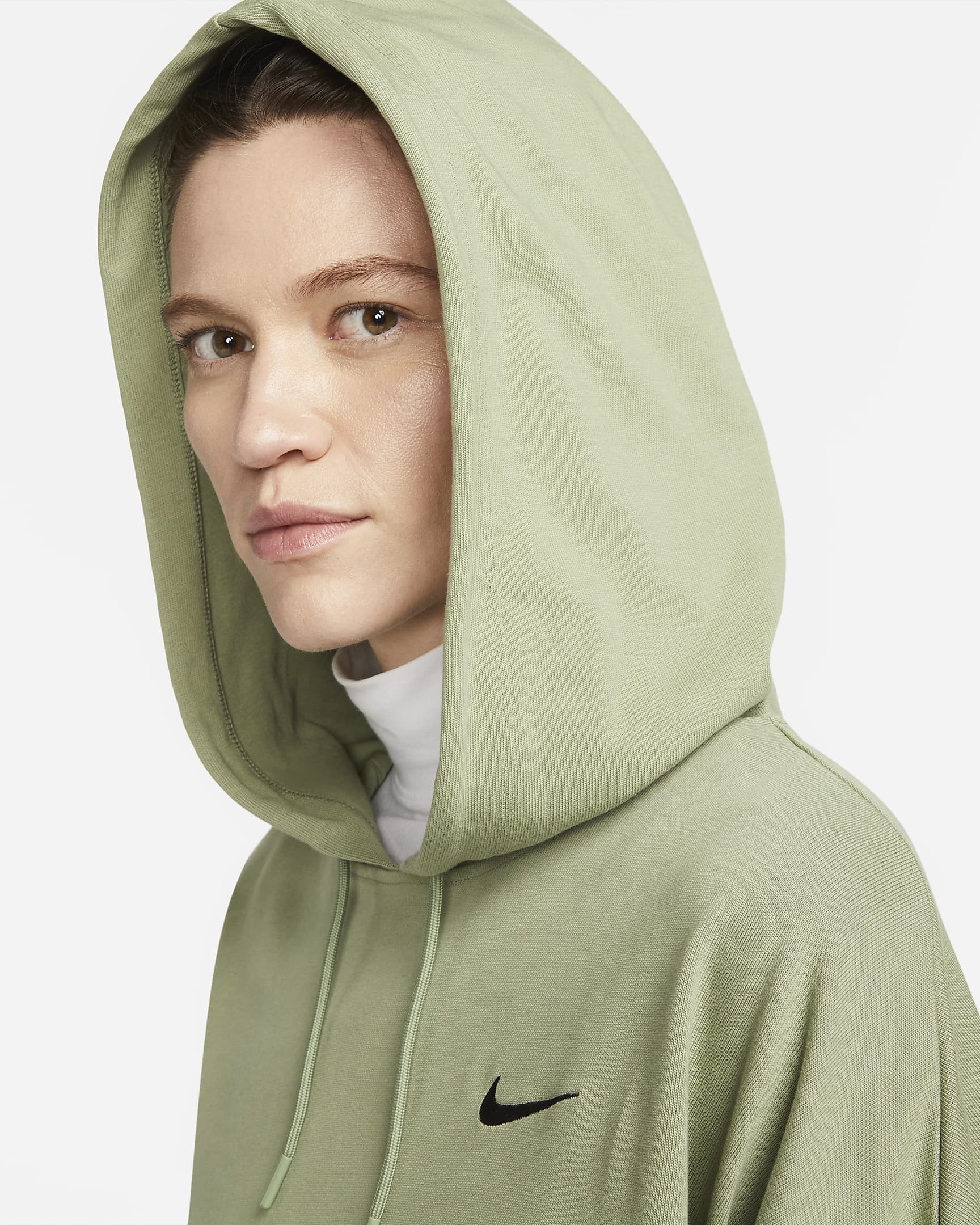 Nike Sportswear Women's Oversized Jersey Pullover Hoodie. Nike BG