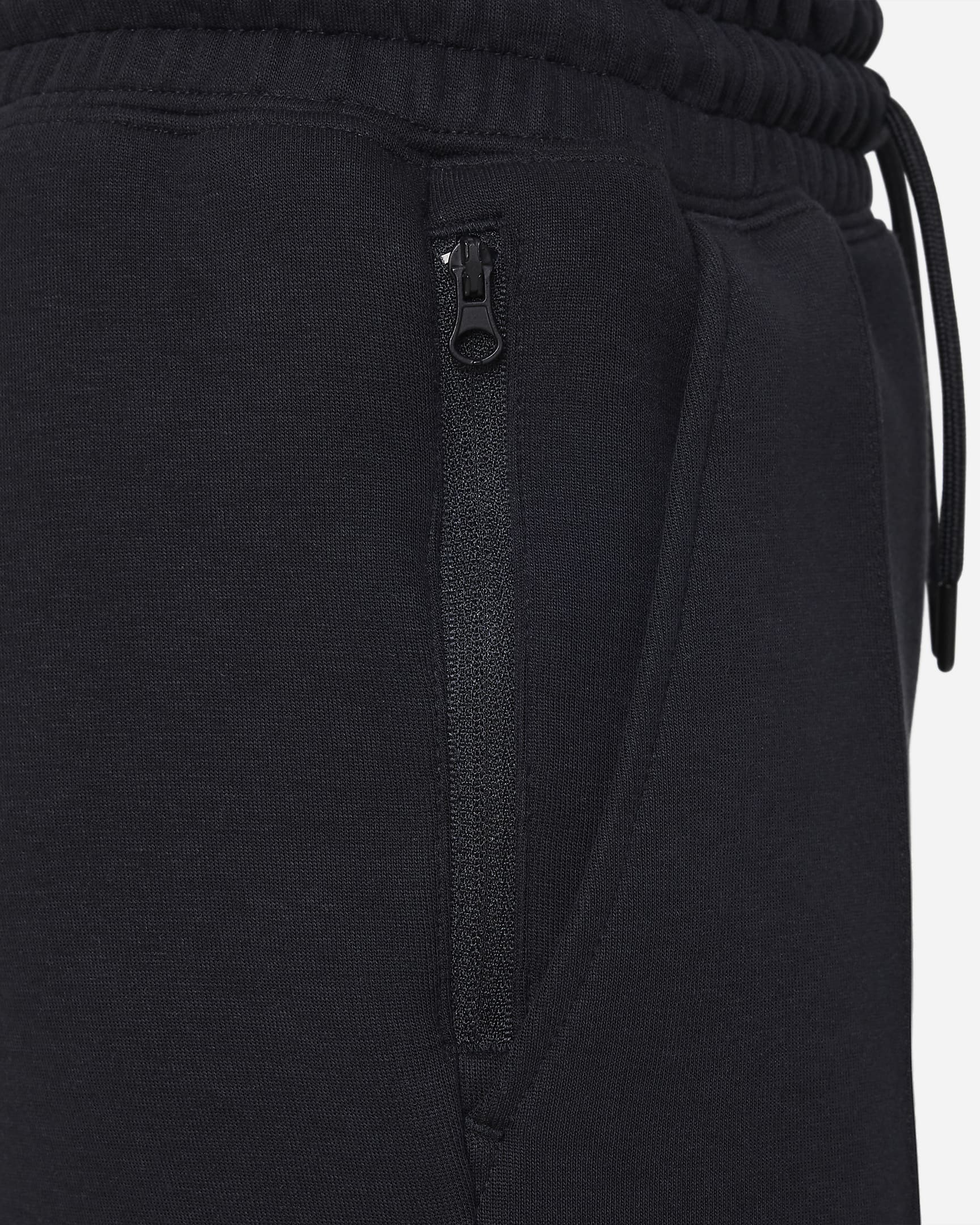 Pantalon de survêtement Nike Sportswear Tech Fleece pour ado (fille) - Noir/Noir/Noir