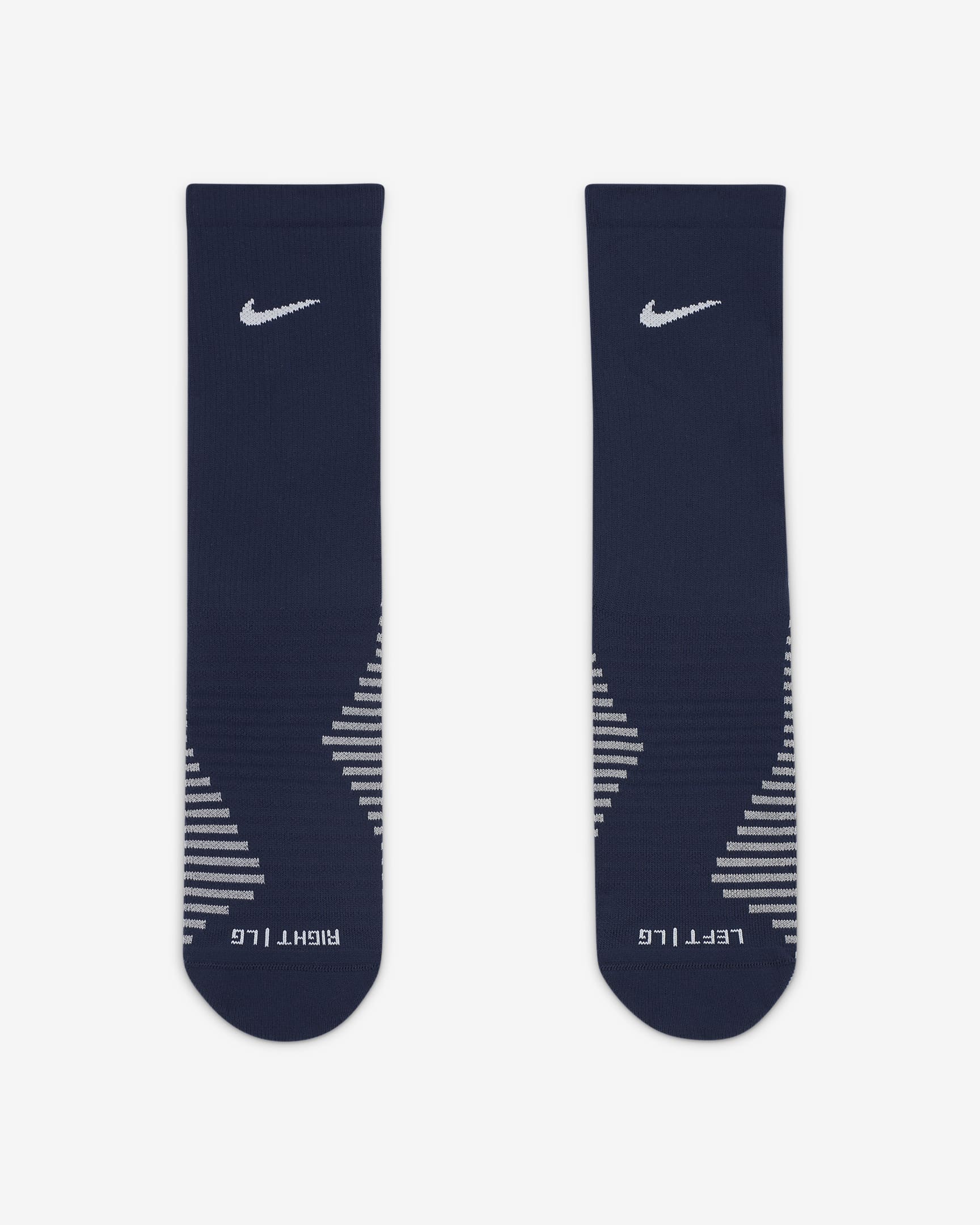 Chaussettes de football mi-mollet Nike Strike - Midnight Navy/Blanc