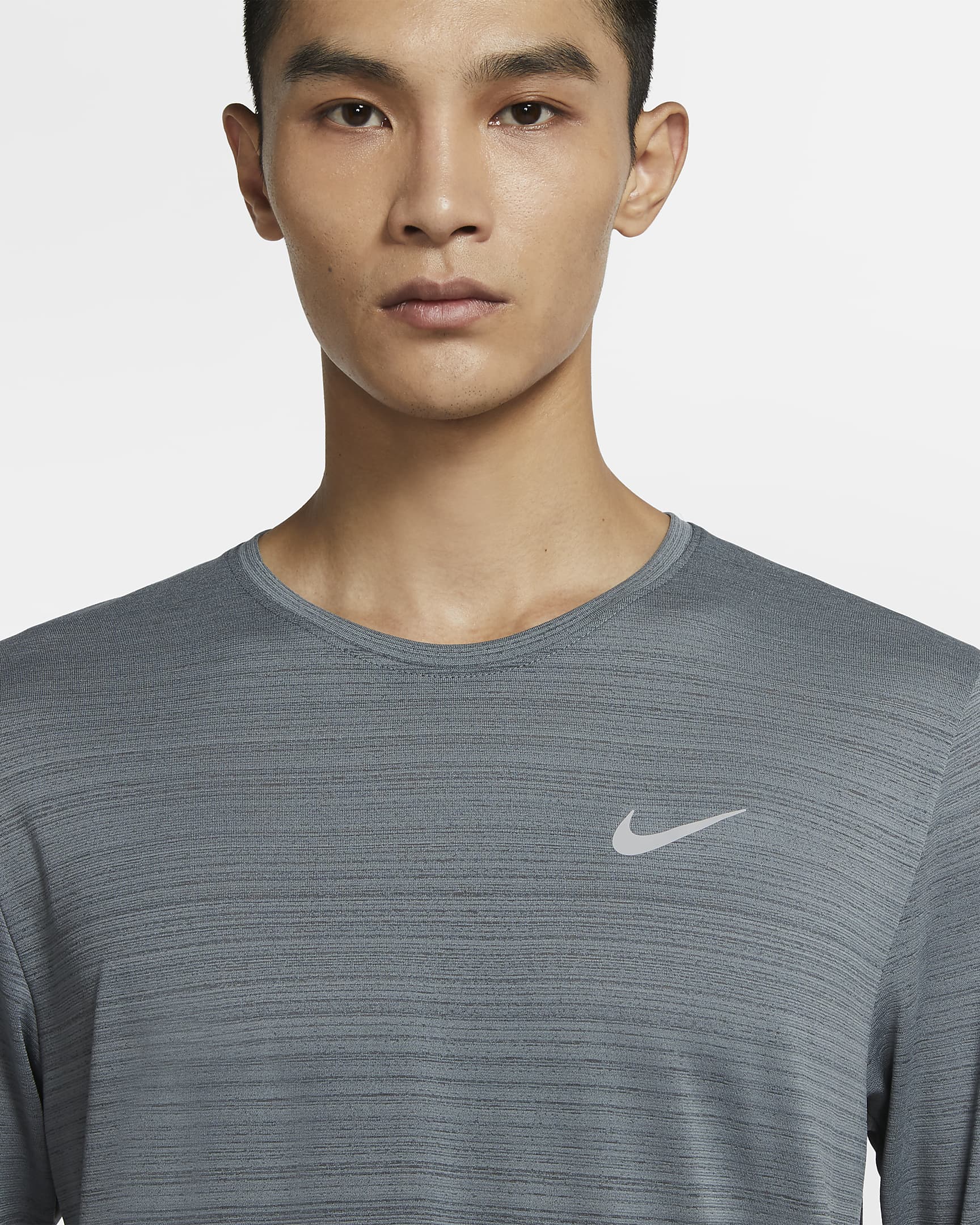 Nike Dri-FIT Miler Men's Long-Sleeve Running Top. Nike HR
