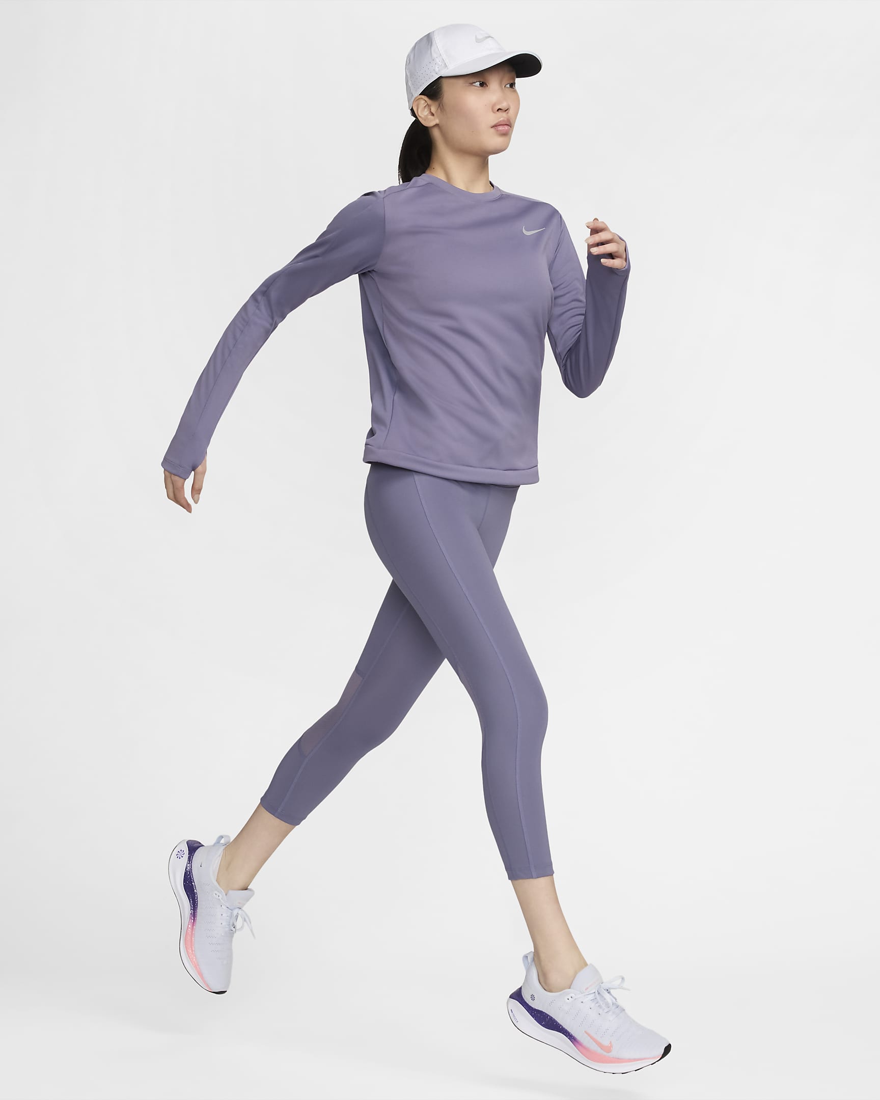 Nike Fast Women's Mid-Rise Crop Running Leggings - Daybreak