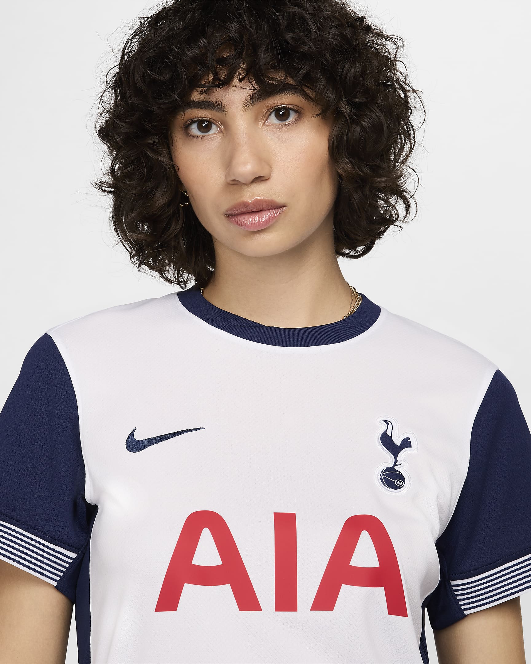 Maillot de foot replica Nike Dri-FIT Tottenham Hotspur 2024 Stadium Domicile pour femme - Blanc/Binary Blue/Binary Blue