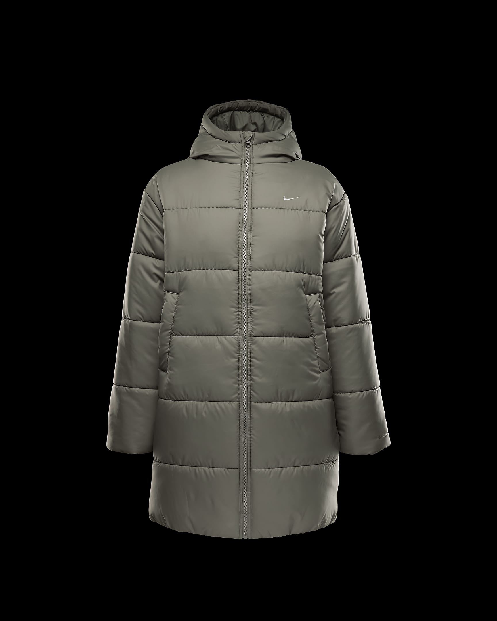 Nike Sportswear Classic Puffer Women's Therma-FIT Loose Parka - Light Army/White