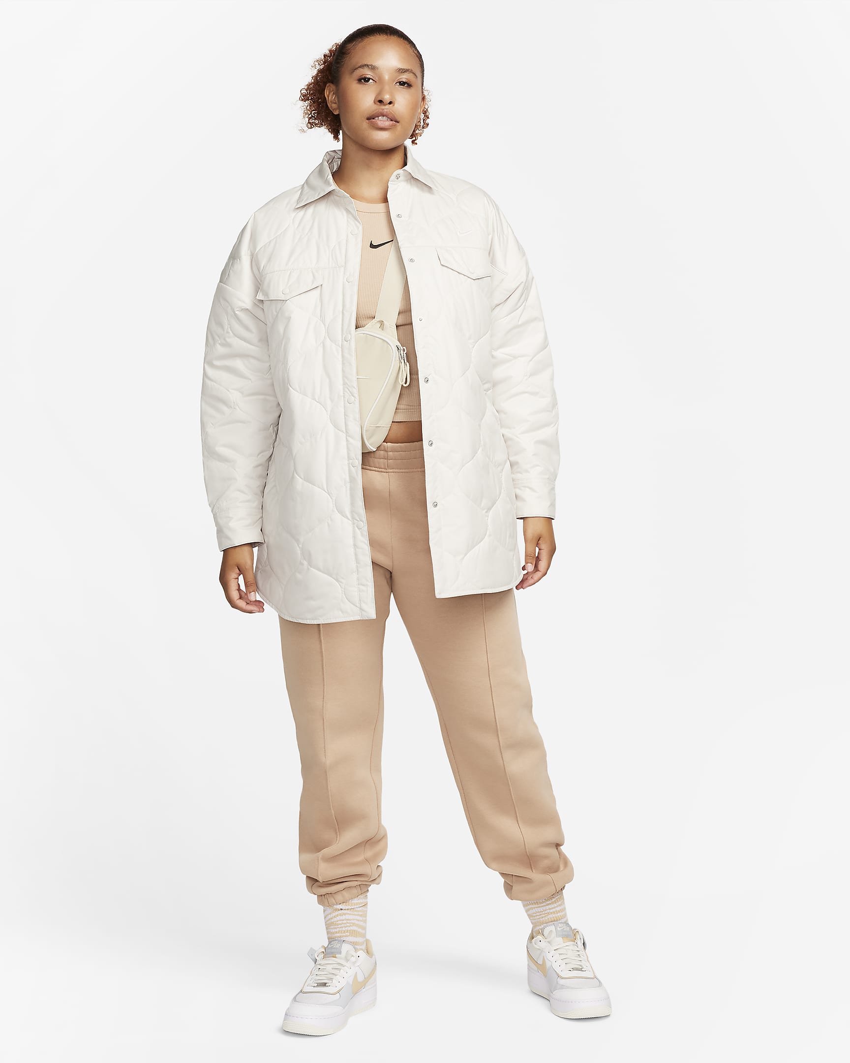 Nike Sportswear Essential Women's Quilted Trench. Nike AT