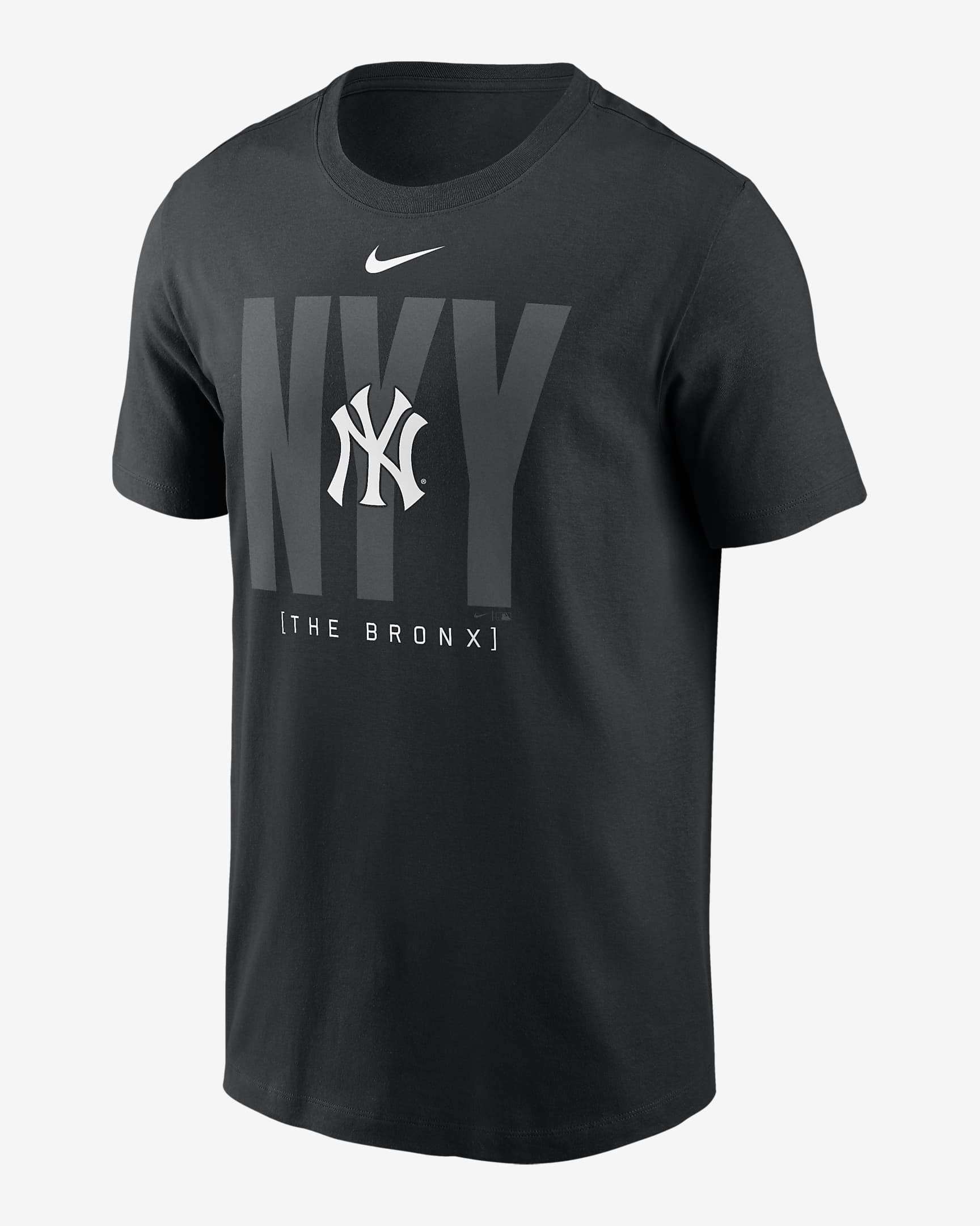 New York Yankees Fashion Local Men's Nike MLB T-Shirt - Black