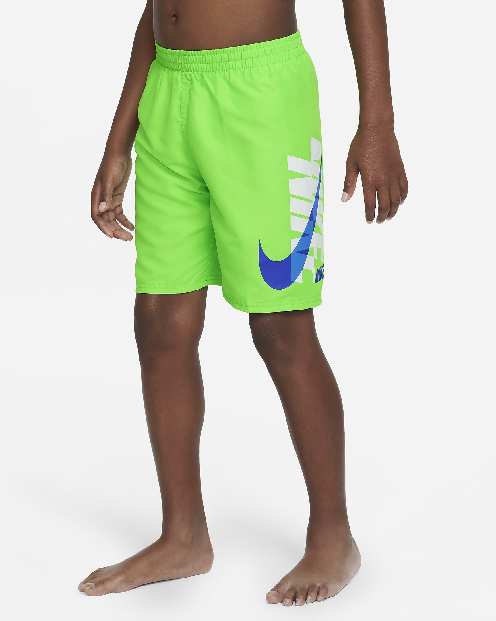 Nike Big Kids' (Boys') 7" Volley Shorts - Green Strike