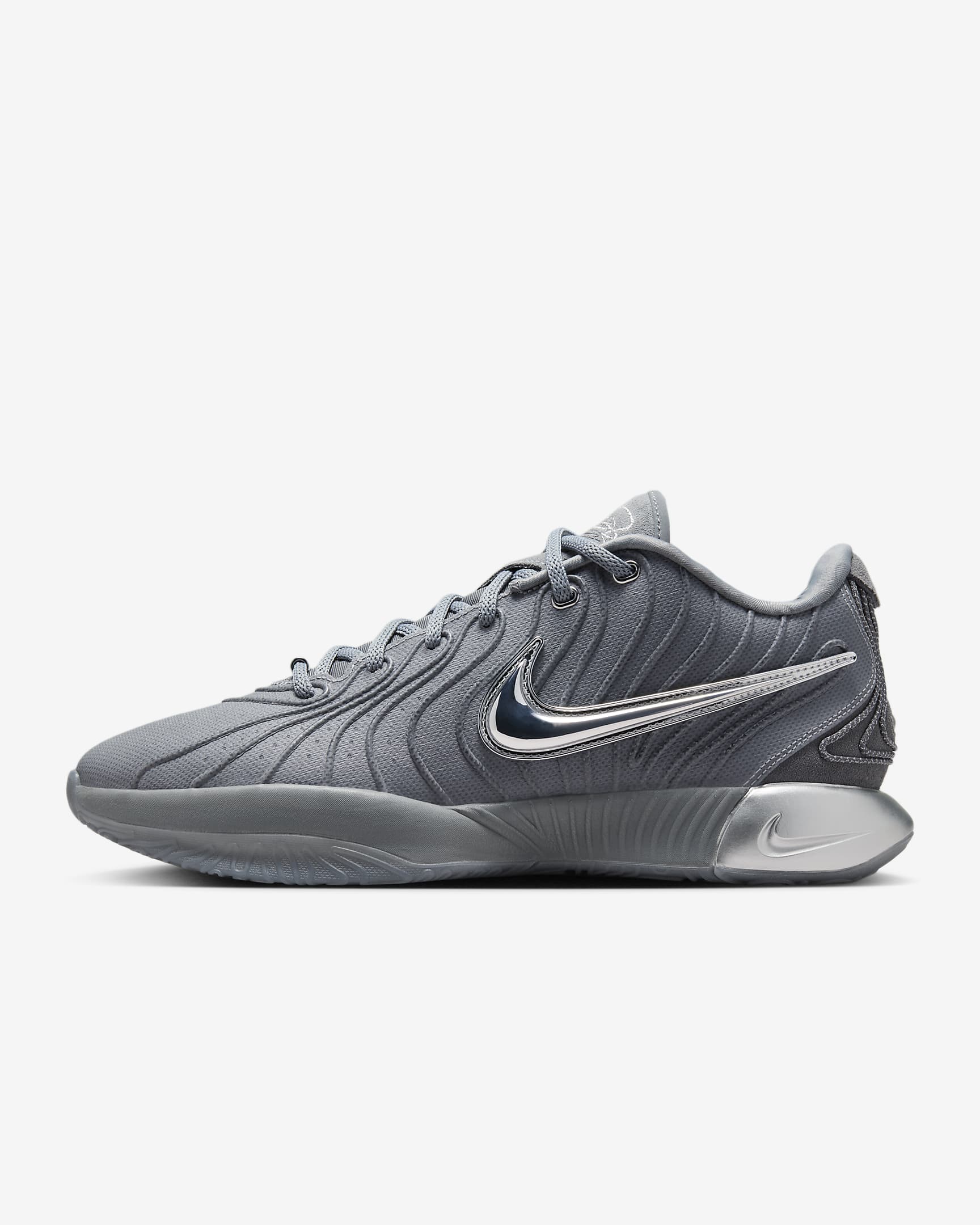 LeBron XXI Sabatilles de bàsquet - Cool Grey/Iron Grey/Wolf Grey/Platejat metal·litzat