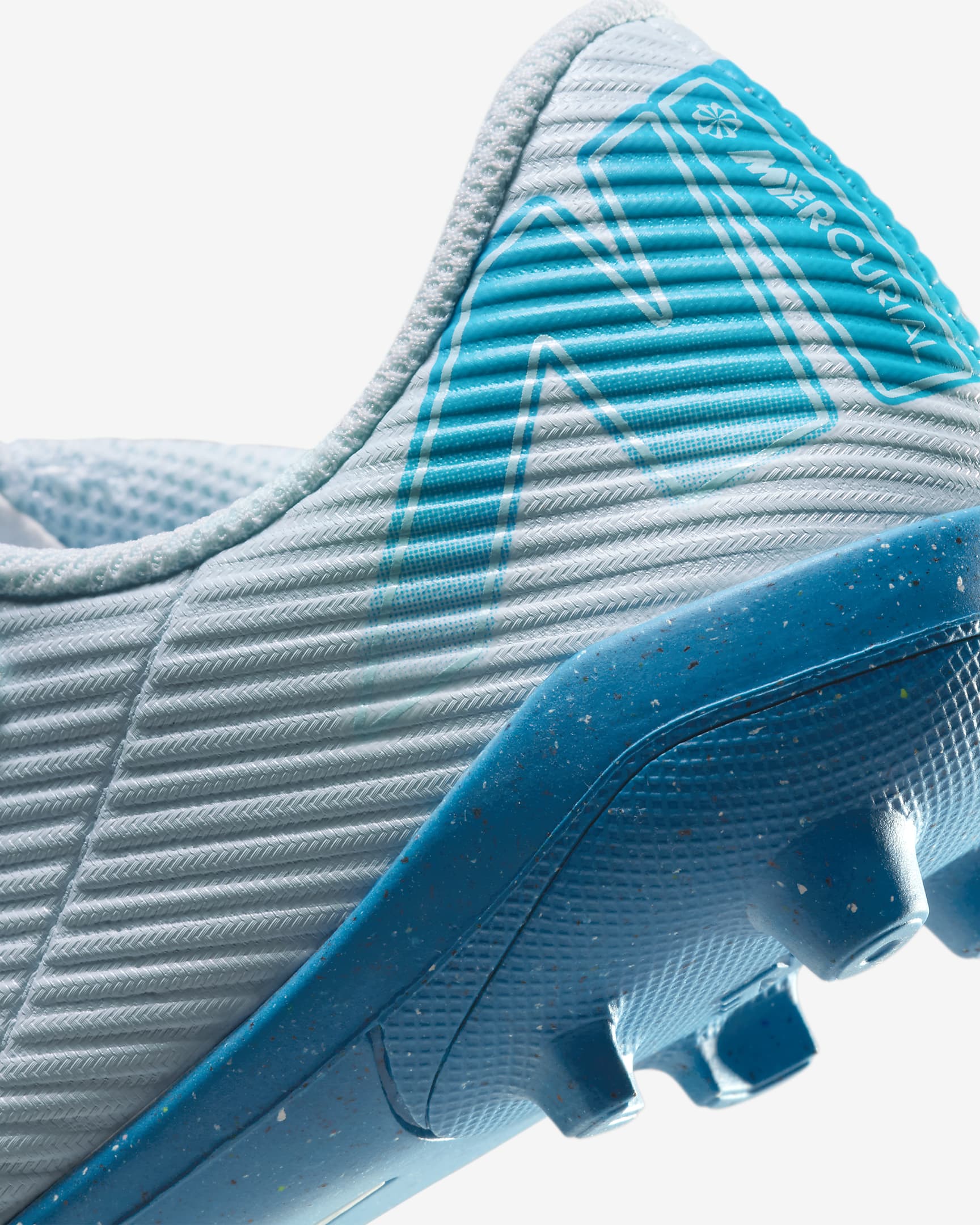 Nike Jr. Mercurial Vapor 16 Club low top voetbalschoenen voor kleuters (meerdere ondergronden) - Glacier Blue/Blue Orbit