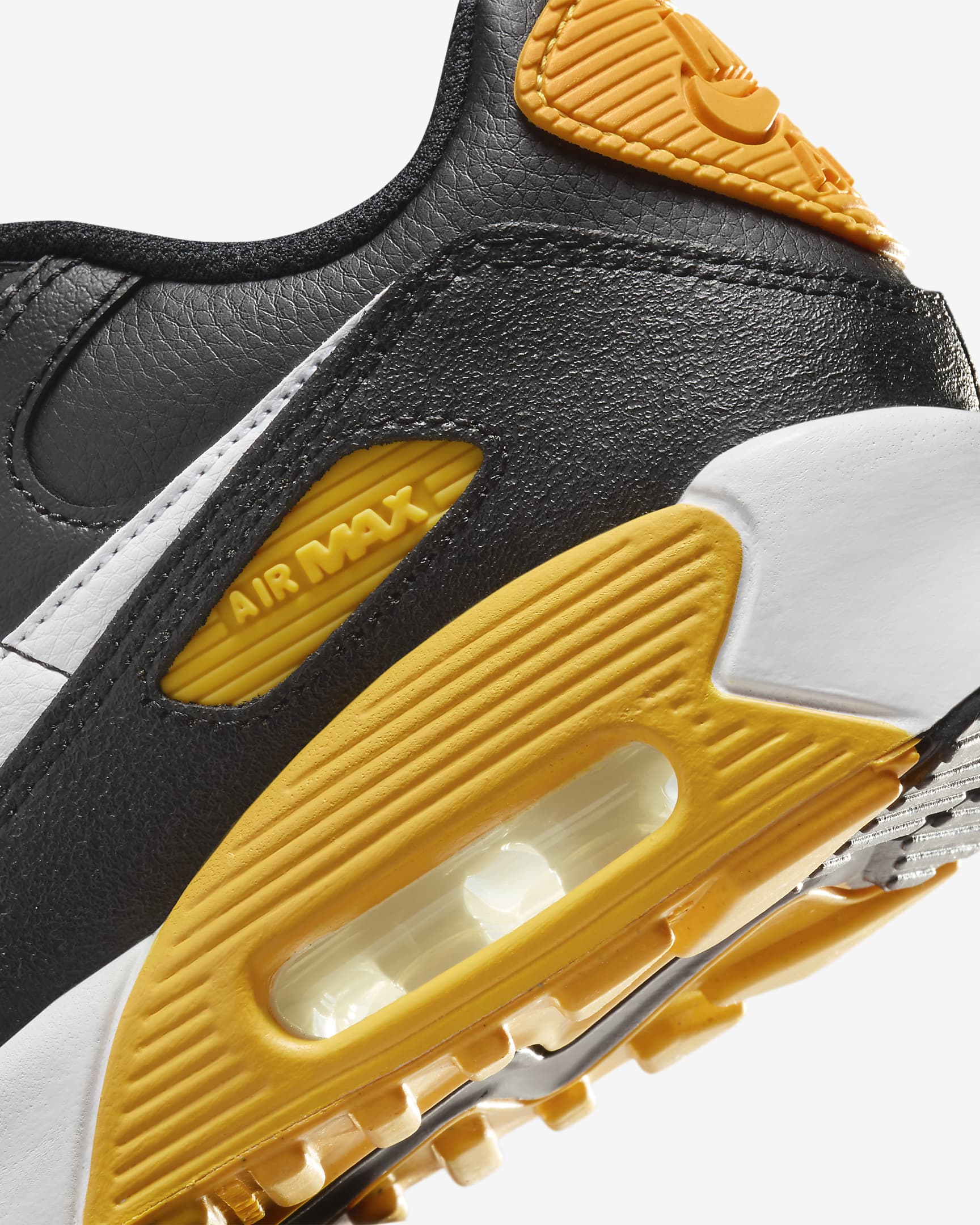 Nike Air Max 90 LTR Older Kids' Shoes - Black/University Gold/White