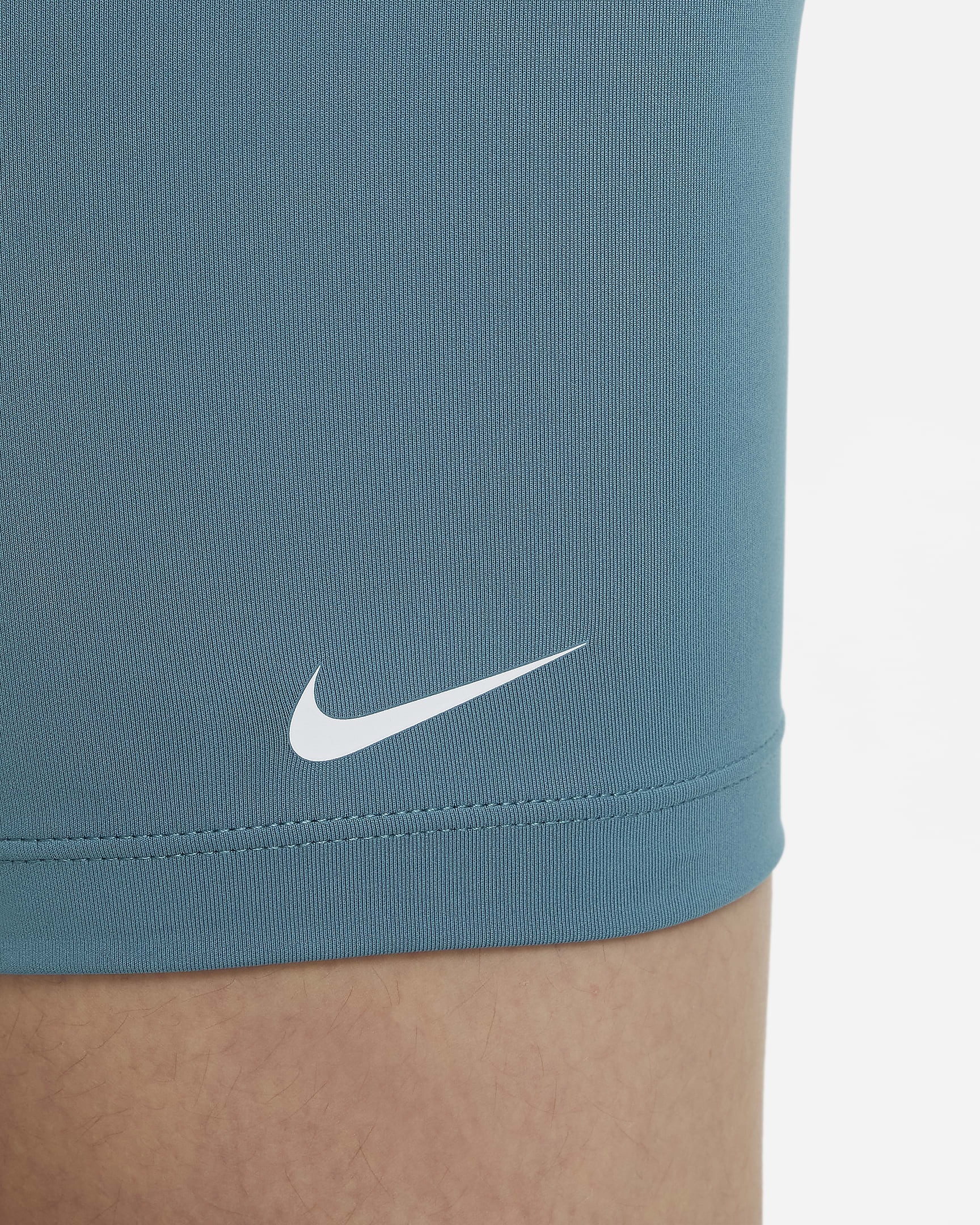 Nike One Older Kids' (Girls') Biker Shorts - Mineral Teal/White