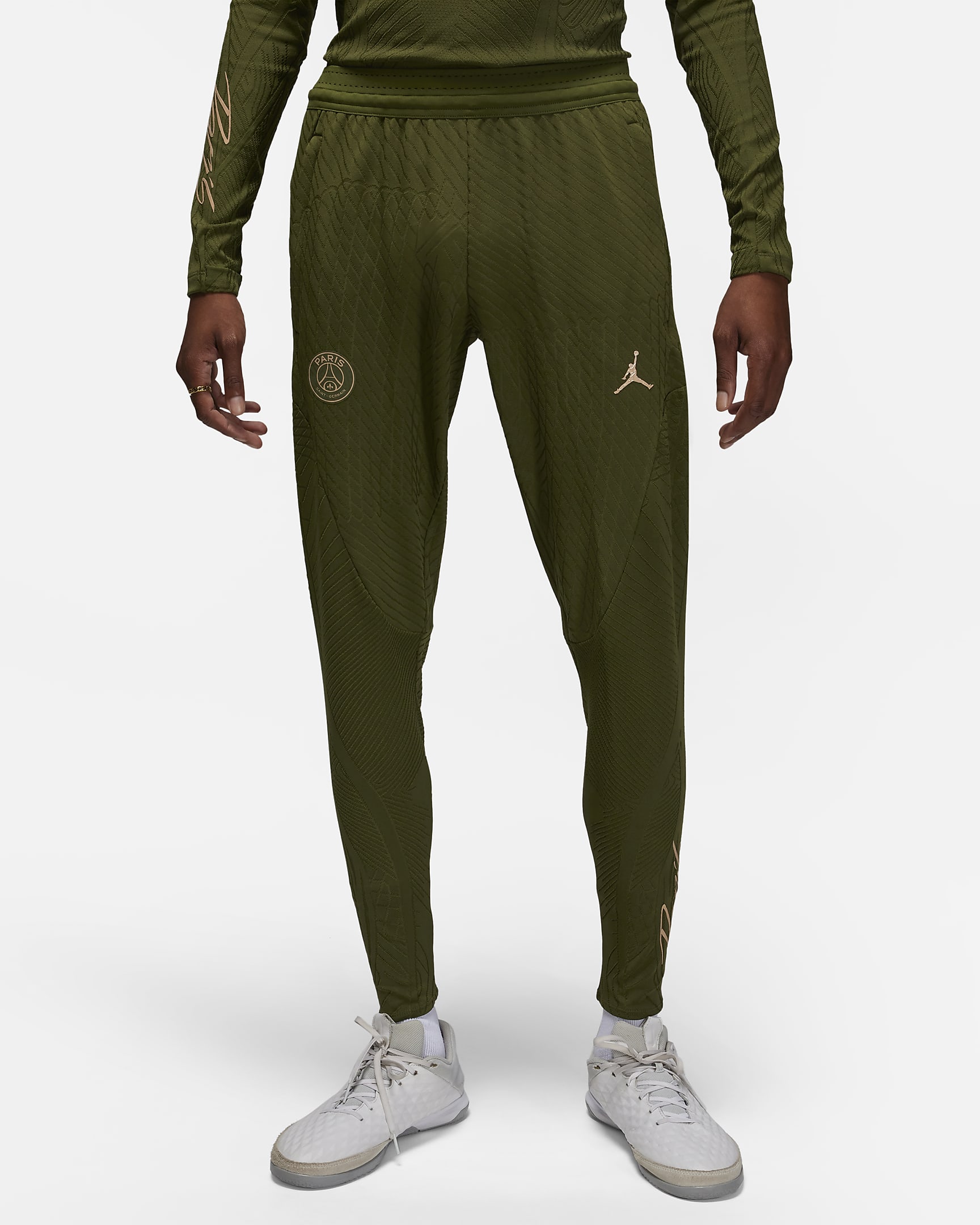 4e pantalon de foot Jordan Dri-FIT ADV Paris Saint-Germain Strike Elite pour homme - Rough Green/Hemp