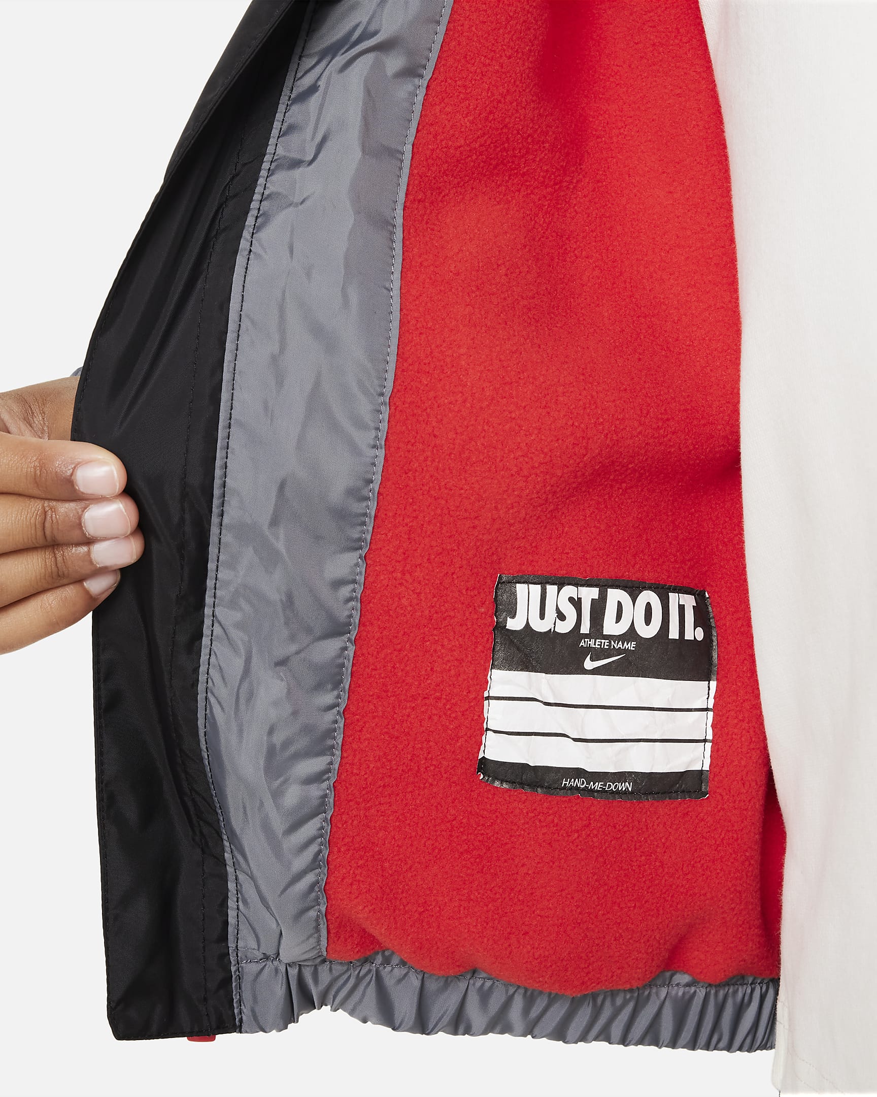 Nike Fleece Lined Woven Jacket Younger Kids' Jacket. Nike UK