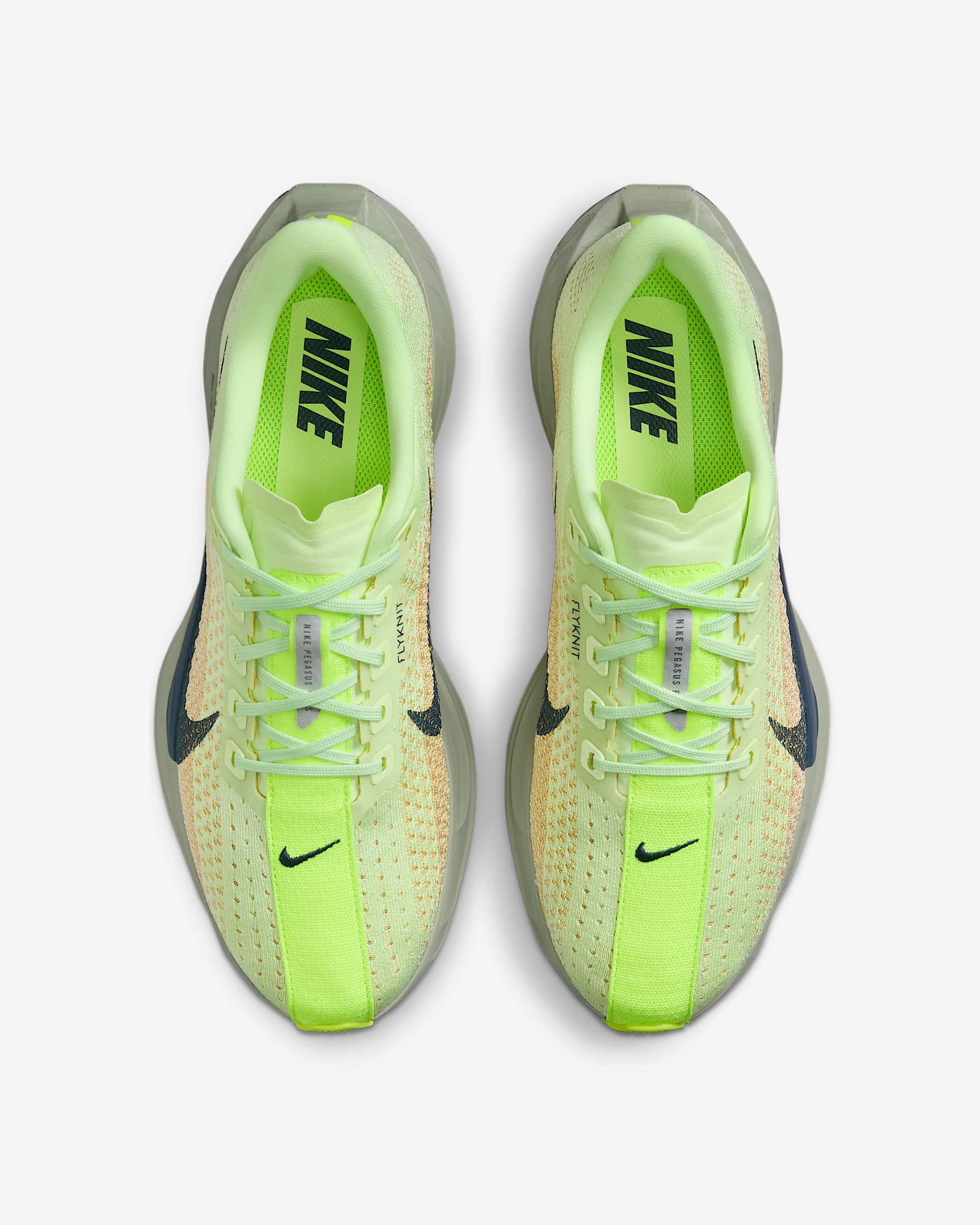 Nike Pegasus Plus Women's Road Running Shoes - Barely Volt/Sesame/Jade Horizon/Armoury Navy