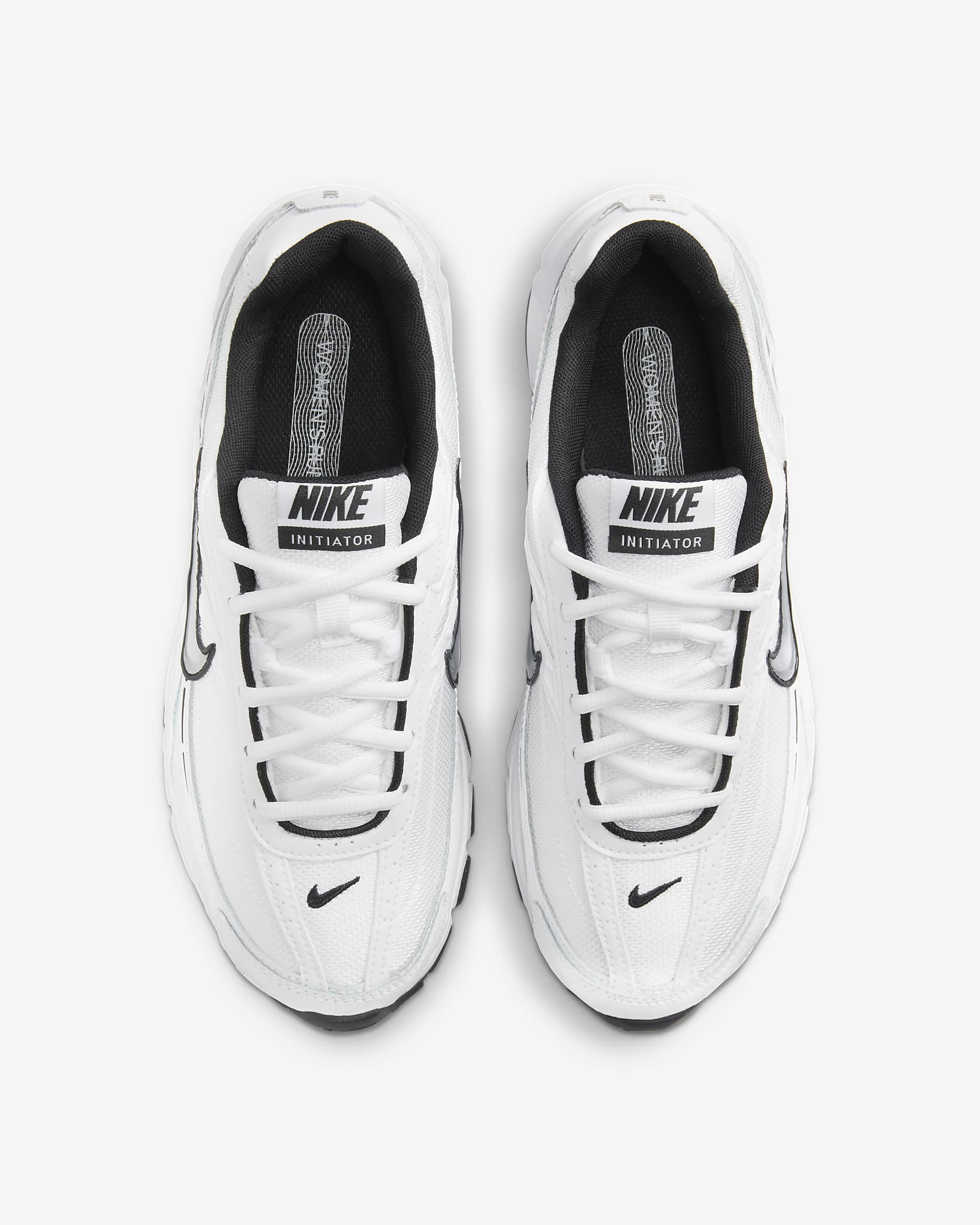 Nike Initiator Women's Shoes - White/White/Black/Metallic Silver