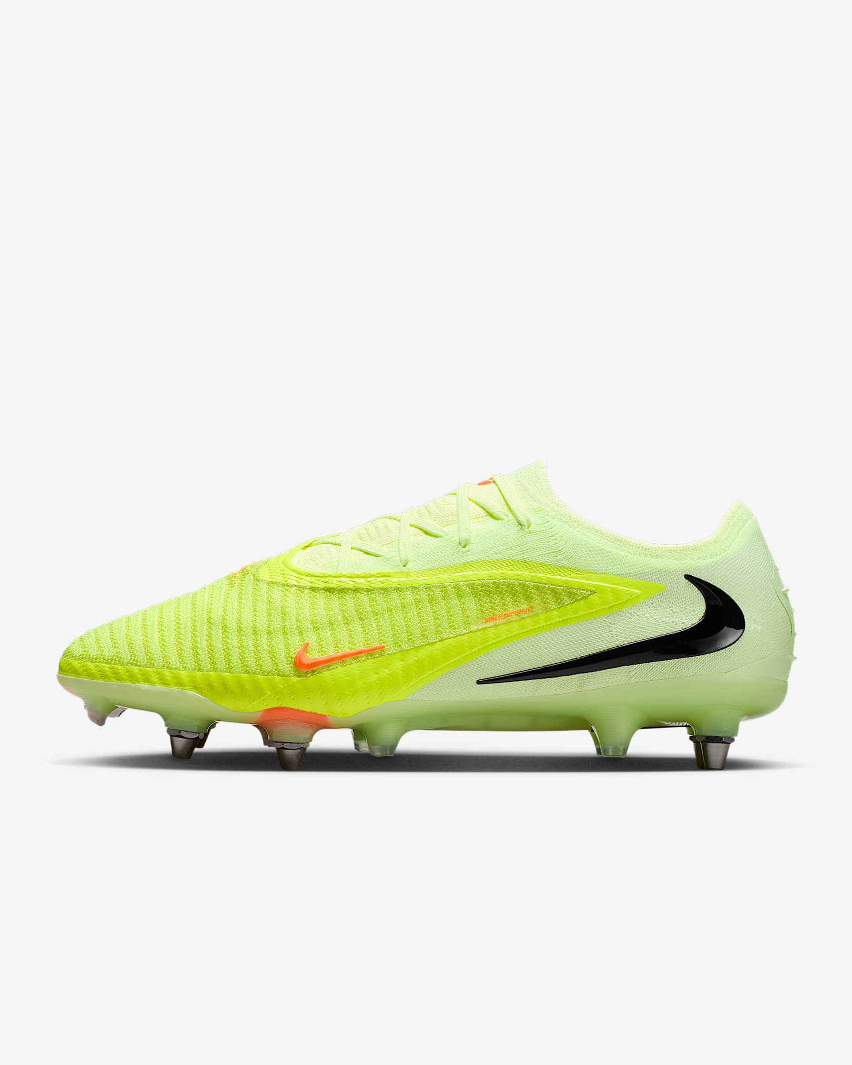 Nike Phantom 6 Low Elite Soft-Ground Football Boot - Hyper Crimson/Limelight/Black