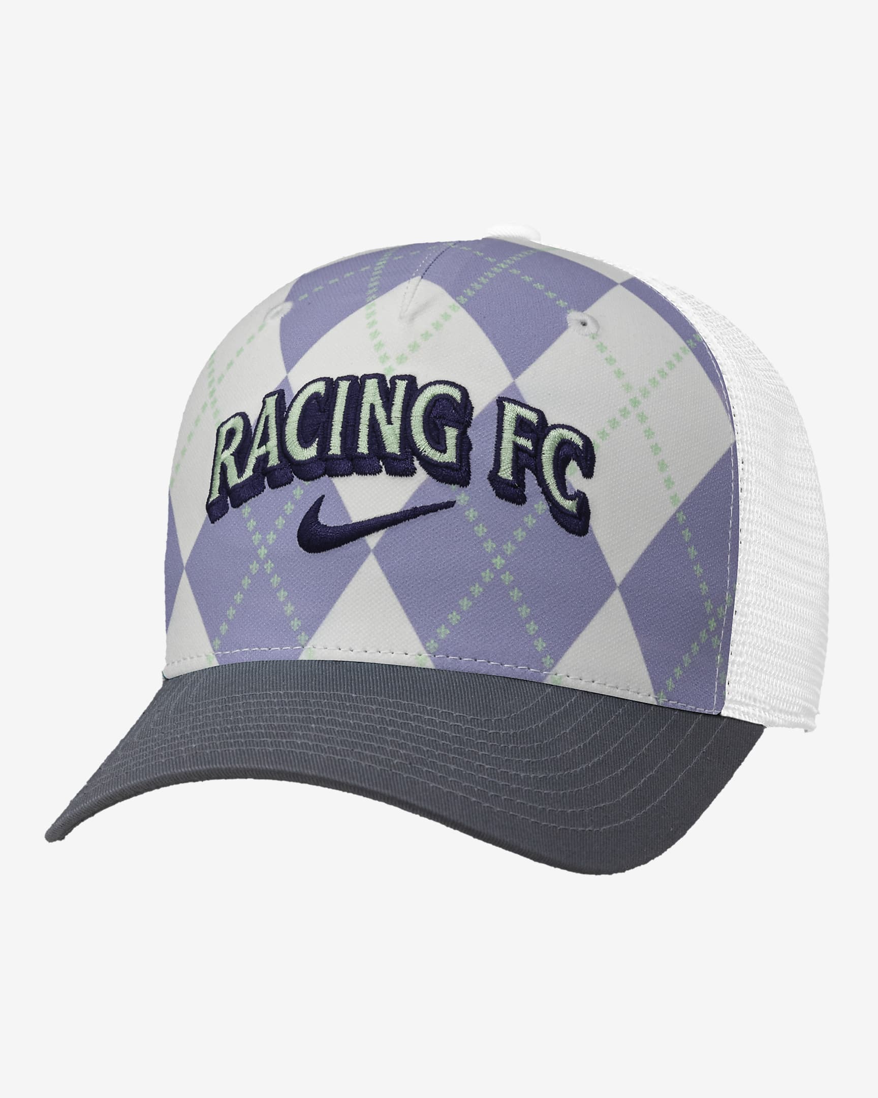 Gorra de rejilla Nike NWSL Racing Louisville FC - Blanco