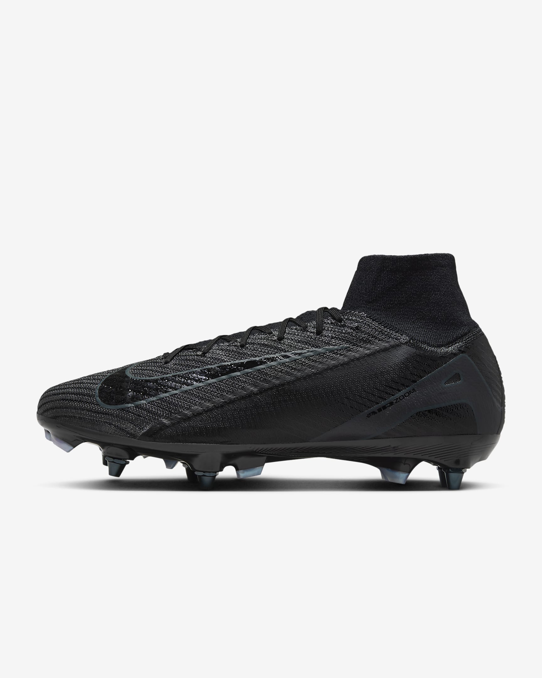 Nike Mercurial Superfly 10 Elite SG-Pro magasszárú futballcipő - Fekete/Deep Jungle/Fekete