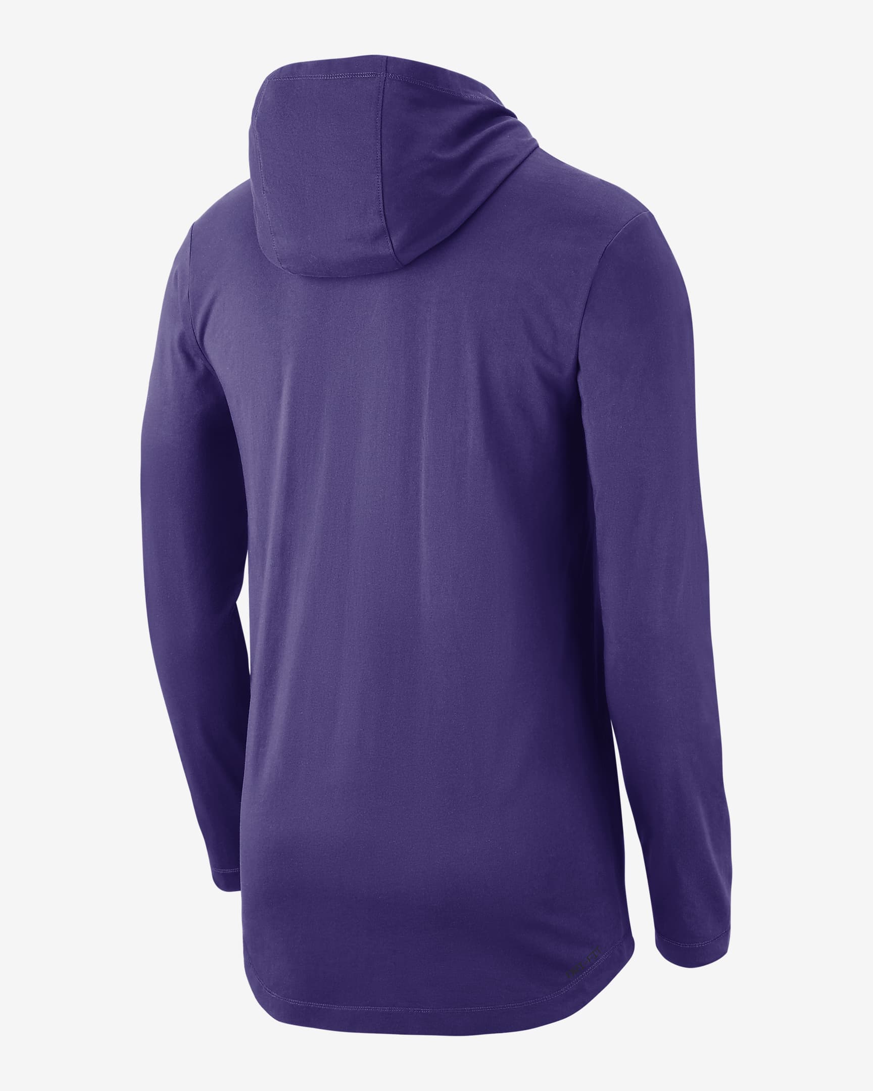 Lsu Men's Nike Dri-fit College Hooded Long-sleeve T-shirt. Nike.com