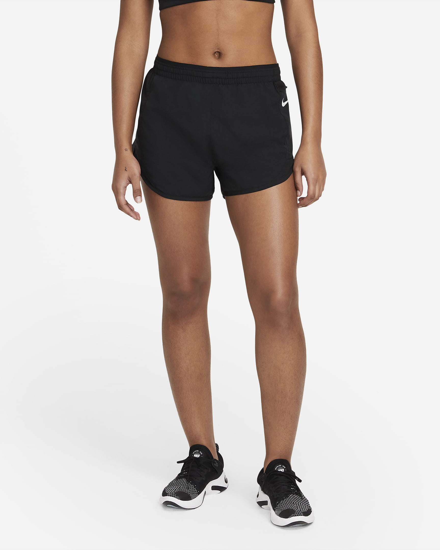 Nike Tempo Luxe løpeshorts til dame (7,5 cm) - Svart/Svart