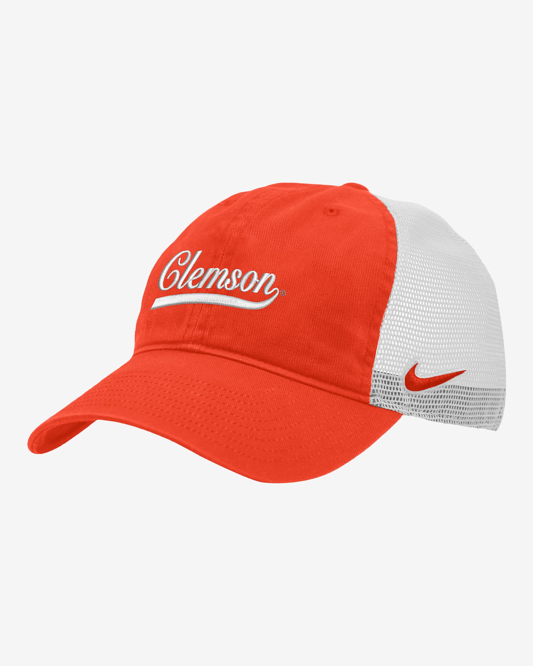 Clemson Heritage86 Nike College Trucker Hat - Team Orange