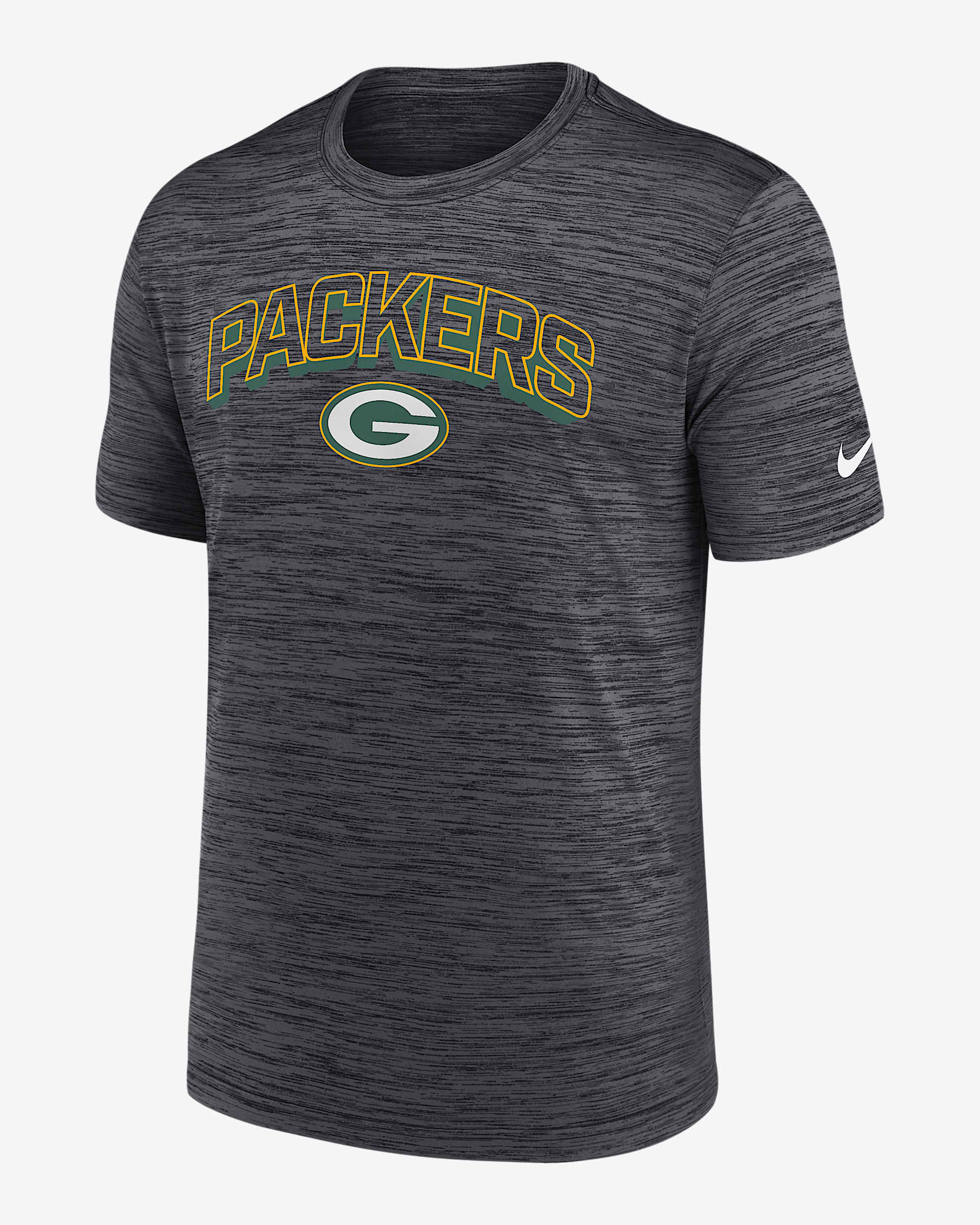 Playera Nike Dri-FIT de la NFL para hombre Green Bay Packers Velocity - Carbón
