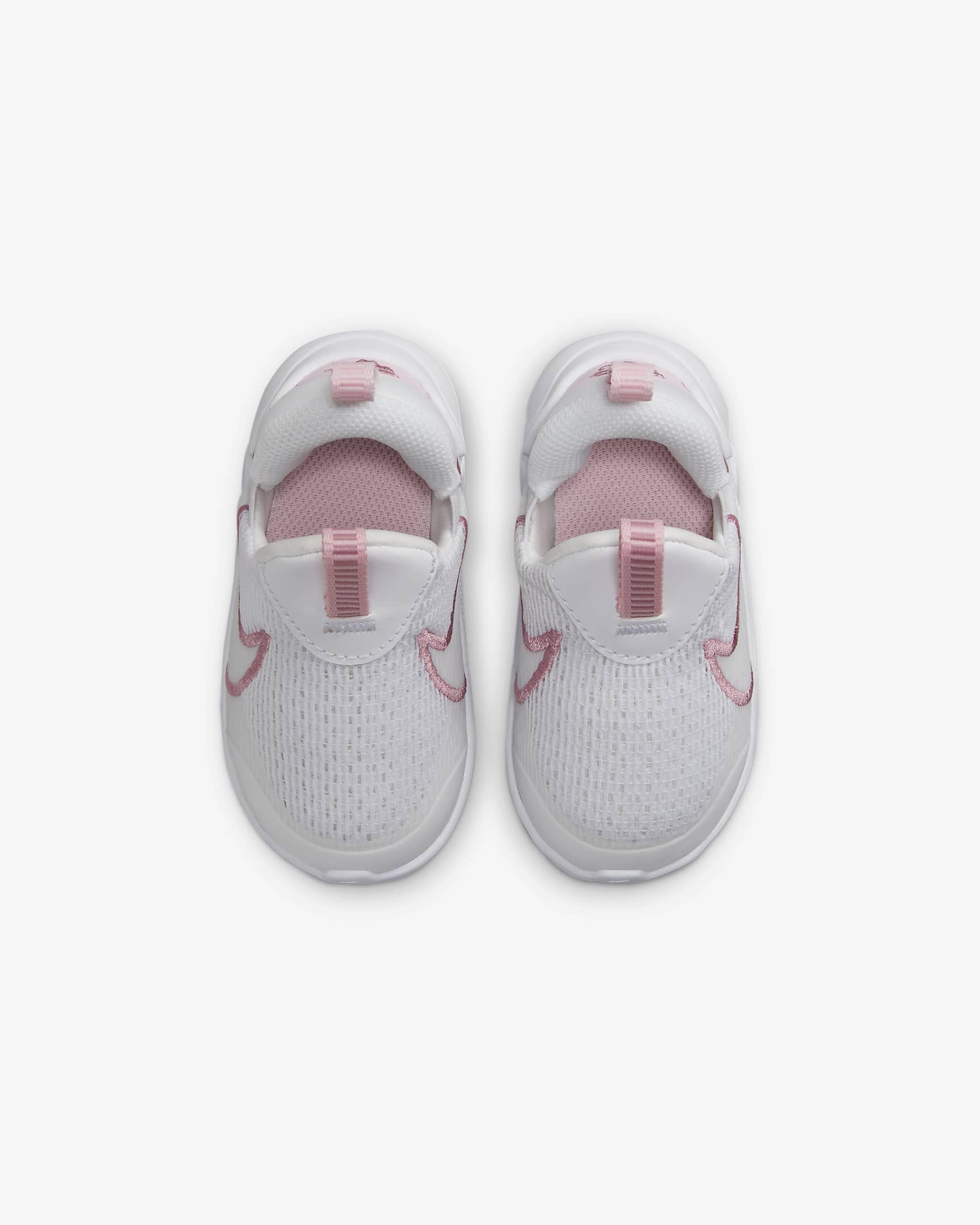 Nike Flex Plus 2 Baby/Toddler Shoes - White/Pink Foam/Medium Soft Pink/Elemental Pink