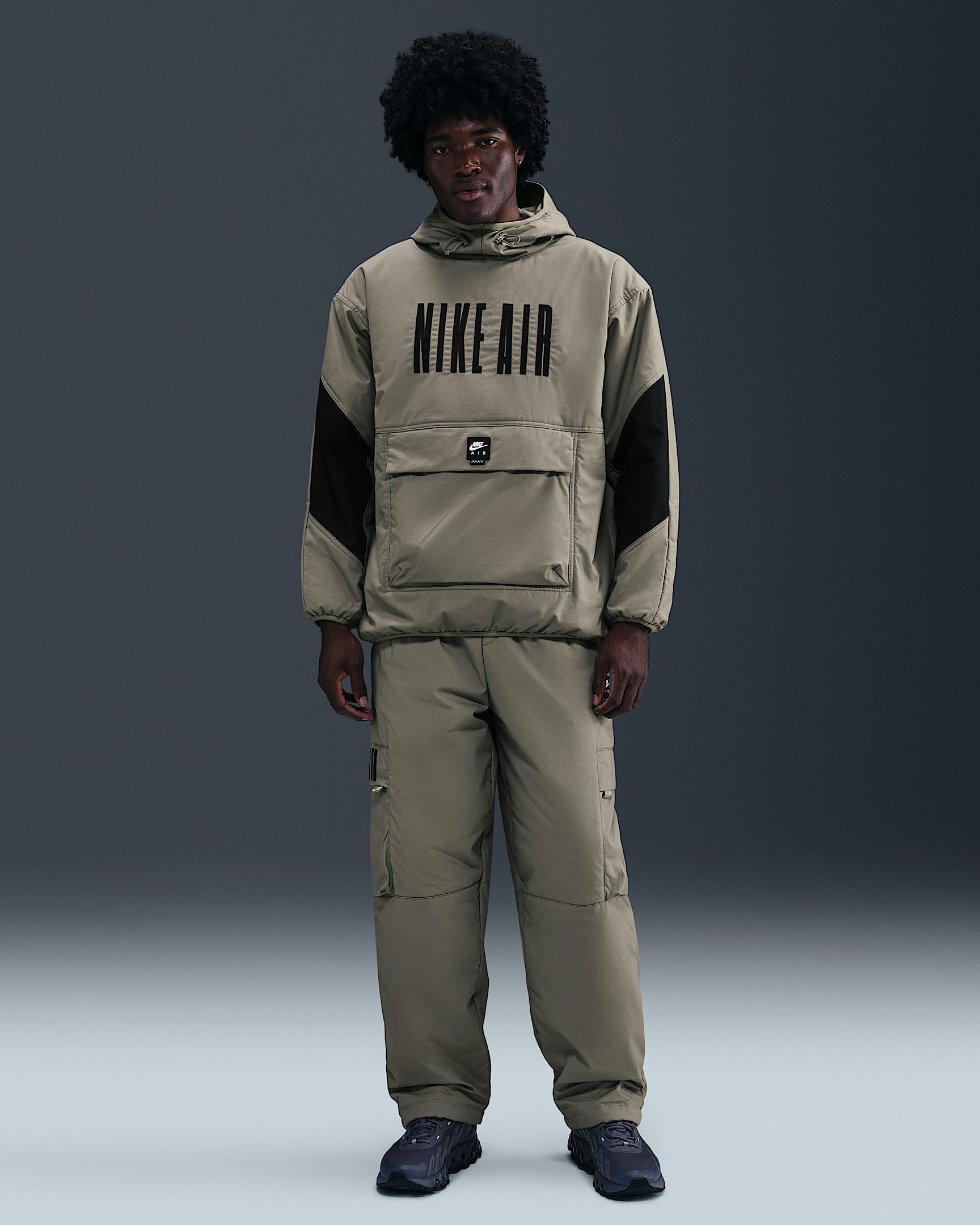 Nike Air Men's Insulated Cargo Pants - Light Army/Black