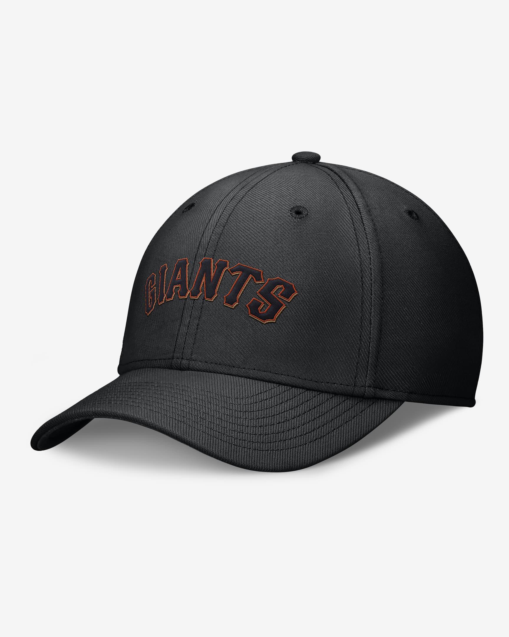 Gorra Nike Dri-FIT de la MLB para hombre San Francisco Giants Evergreen Swoosh - Negro