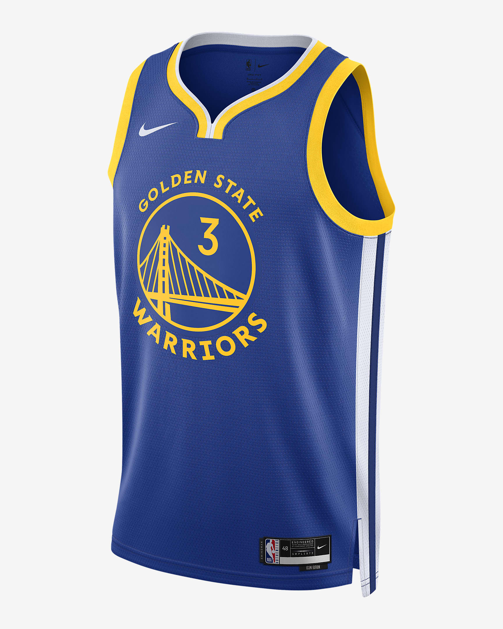 Golden State Warriors Icon Edition 2022/23 Men's Nike Dri-FIT NBA ...