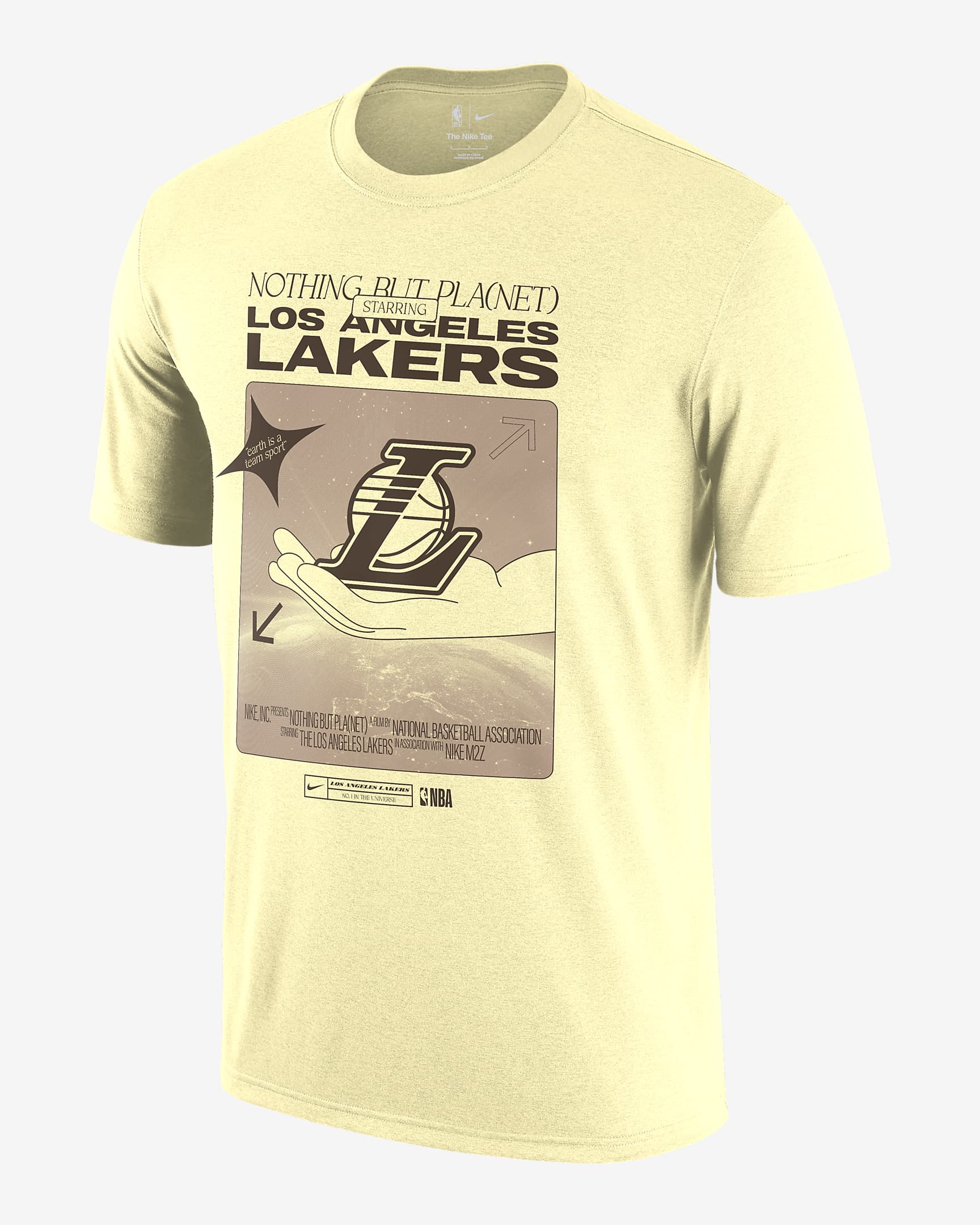 Los Angeles Lakers Camiseta Nike de la NBA - Hombre - Alabaster