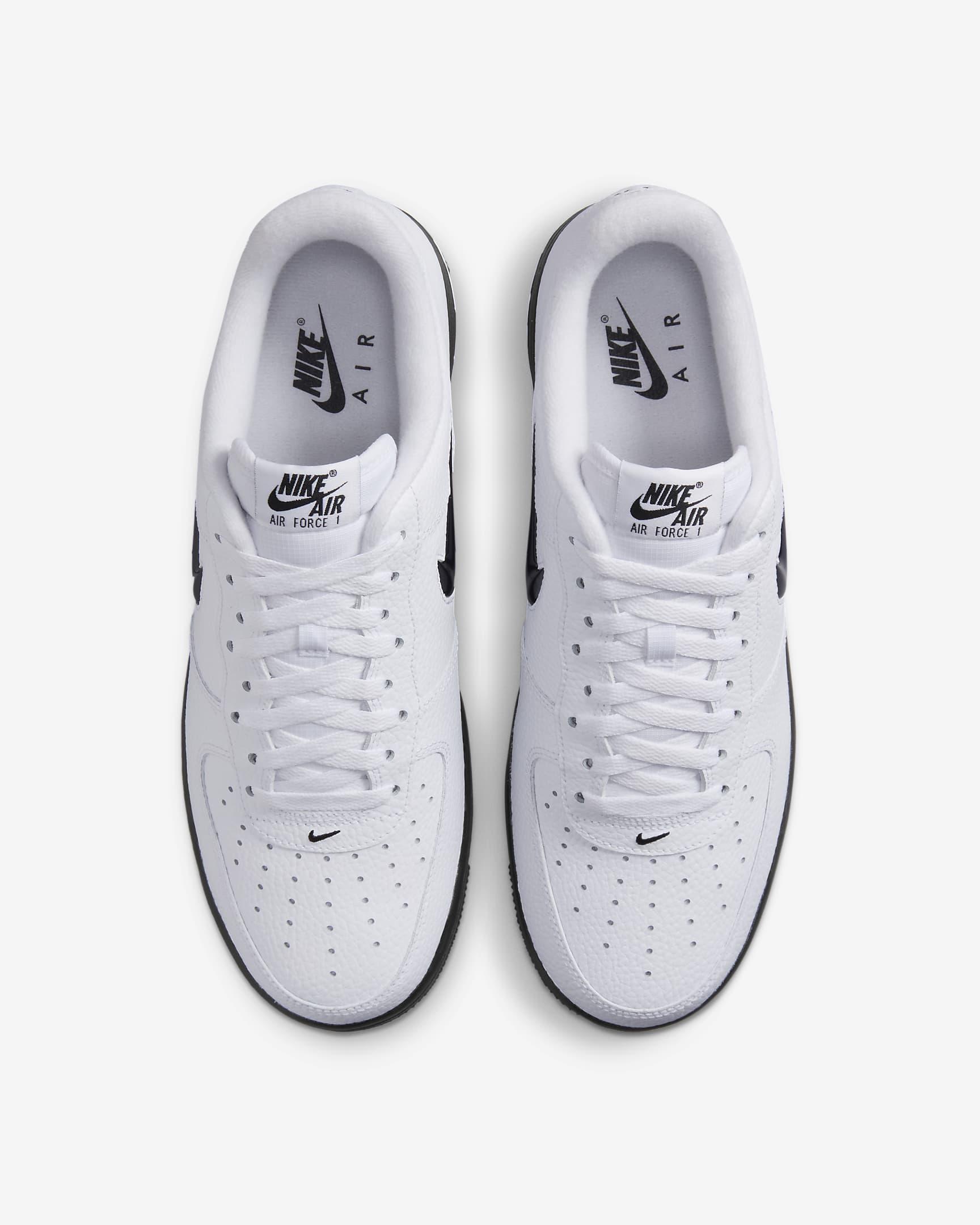 Chaussure Nike Air Force 1 pour homme - Blanc/Noir