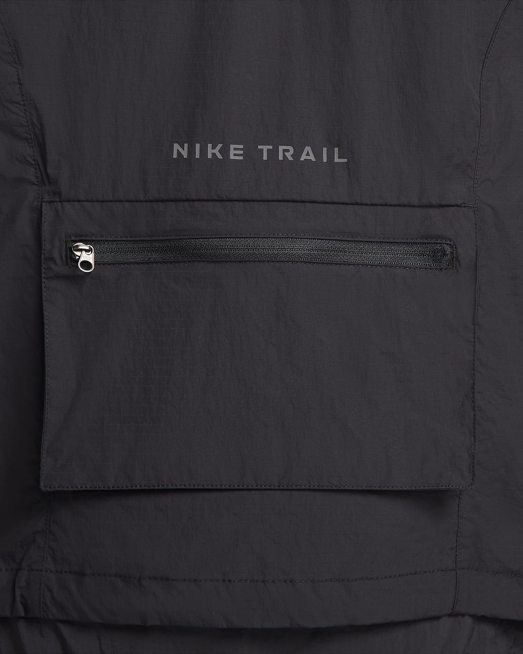 Löparjacka Nike Trail Repel UV för kvinnor - Svart/Dark Smoke Grey