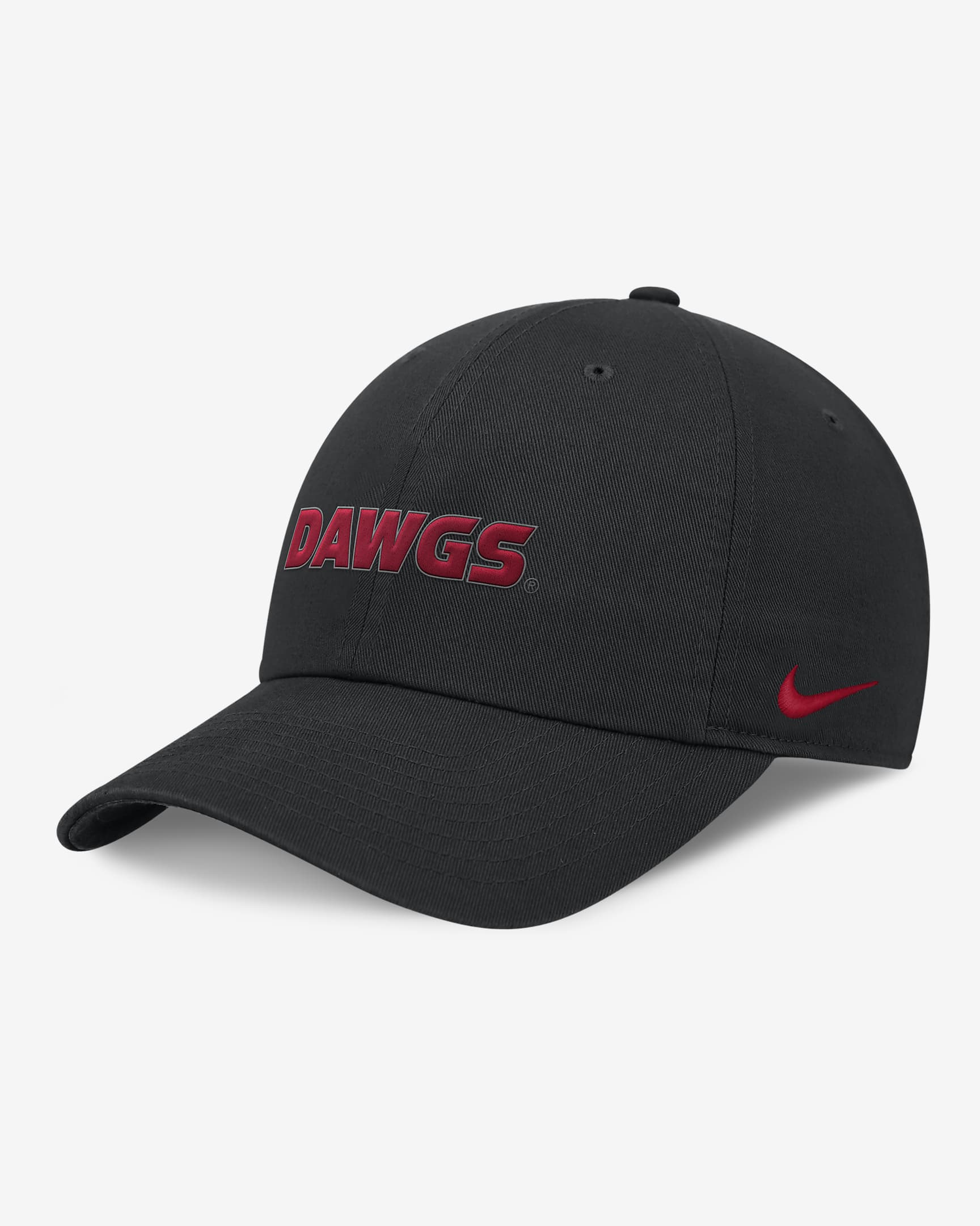 Georgia Bulldogs On-Field Club Men's Nike Dri-FIT College Adjustable Hat - Black