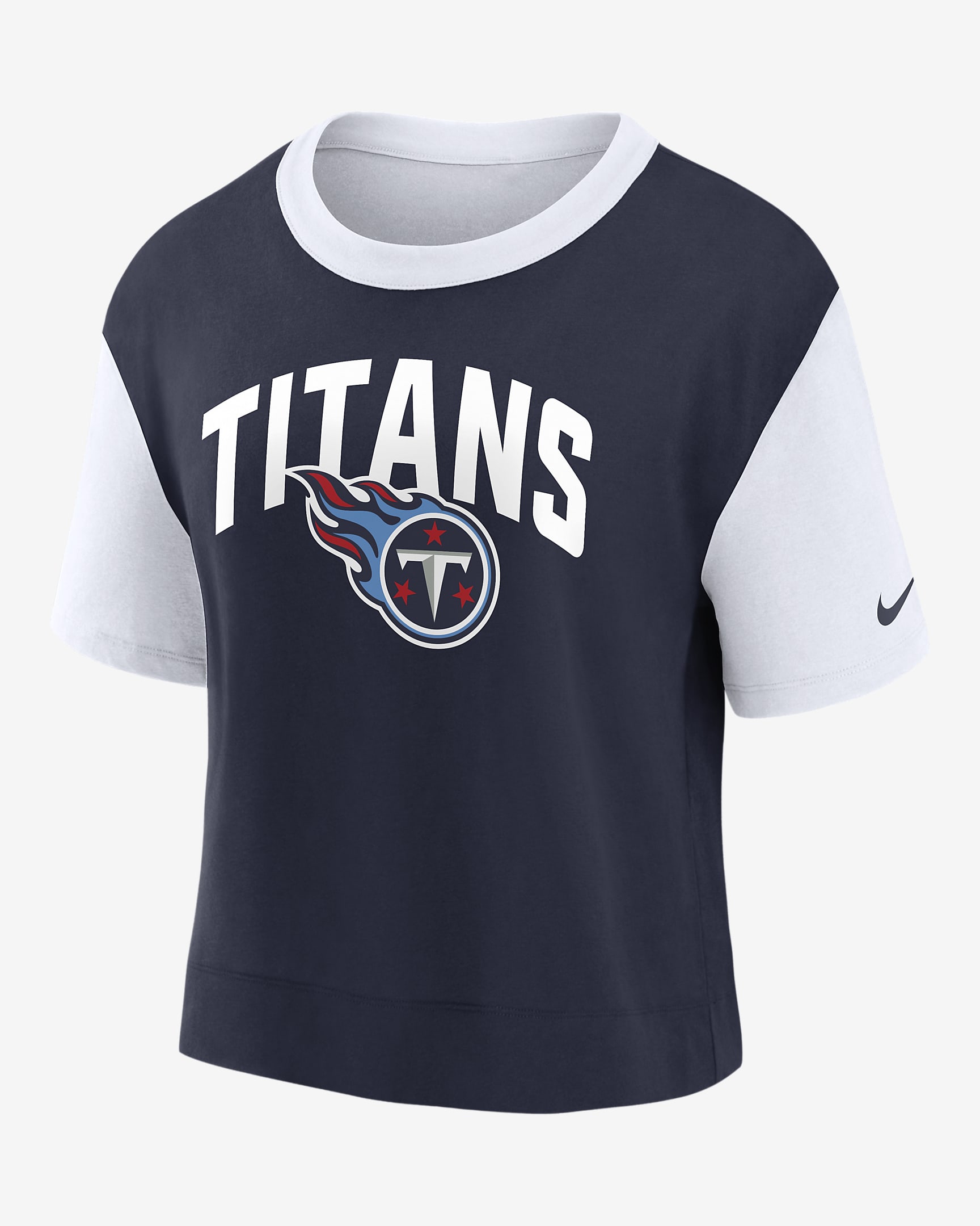 Nike Fashion (NFL Tennessee Titans) Women's High-Hip T-Shirt. Nike.com