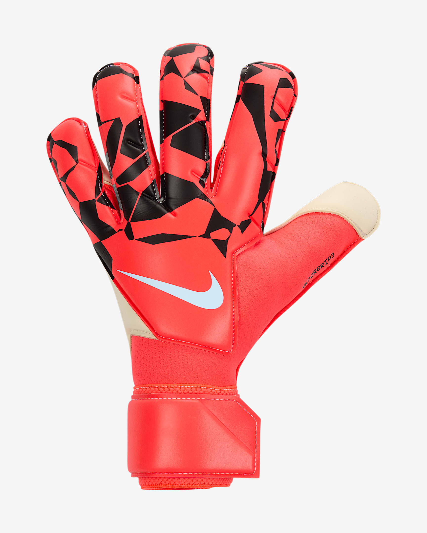 Rękawice piłkarskie Nike Vapor Grip3 Goalkeeper - Bright Crimson/Czerń/Royal Tint