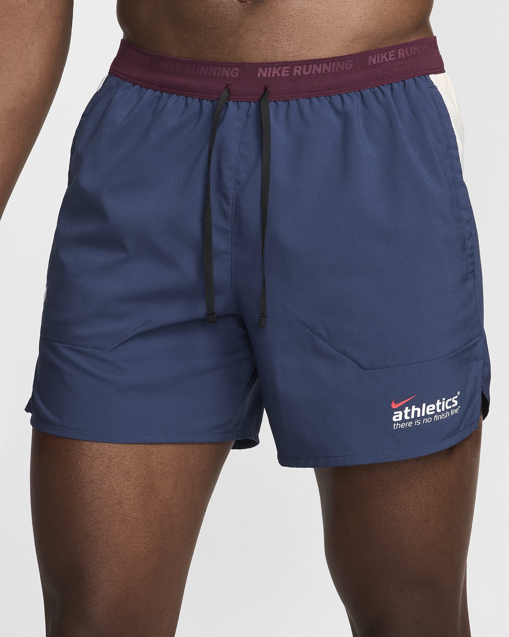 Nike Stride Men's Dri-FIT 5" Brief-Lined Running Shorts - Midnight Navy/University Gold/Sail