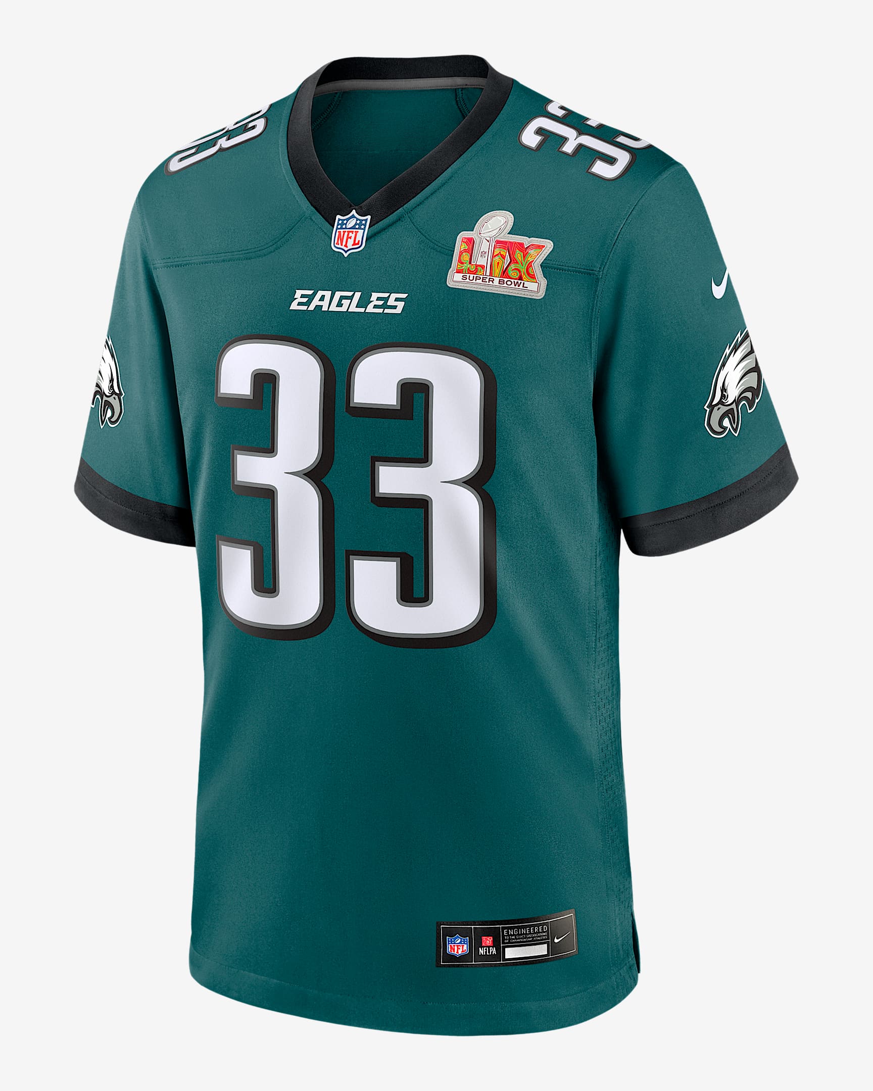 Cooper DeJean Philadelphia Eagles Super Bowl LIX Men's Nike NFL Game Jersey - Green