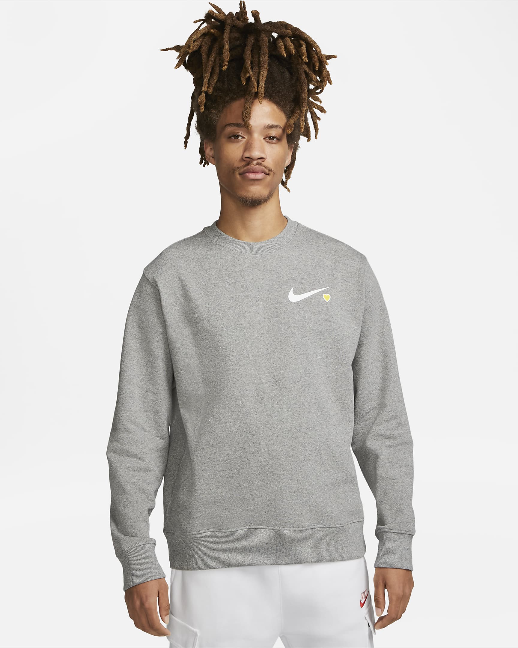 Nike Sportswear Club Fleece Men's Crew-neck Sweatshirt. Nike BG