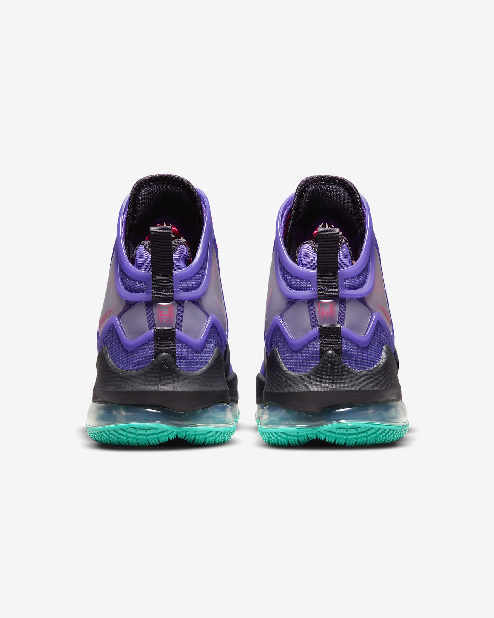 LeBron 19 Basketball Shoes - Wild Berry/Cave Purple/Clear Emerald/Hyper Pink