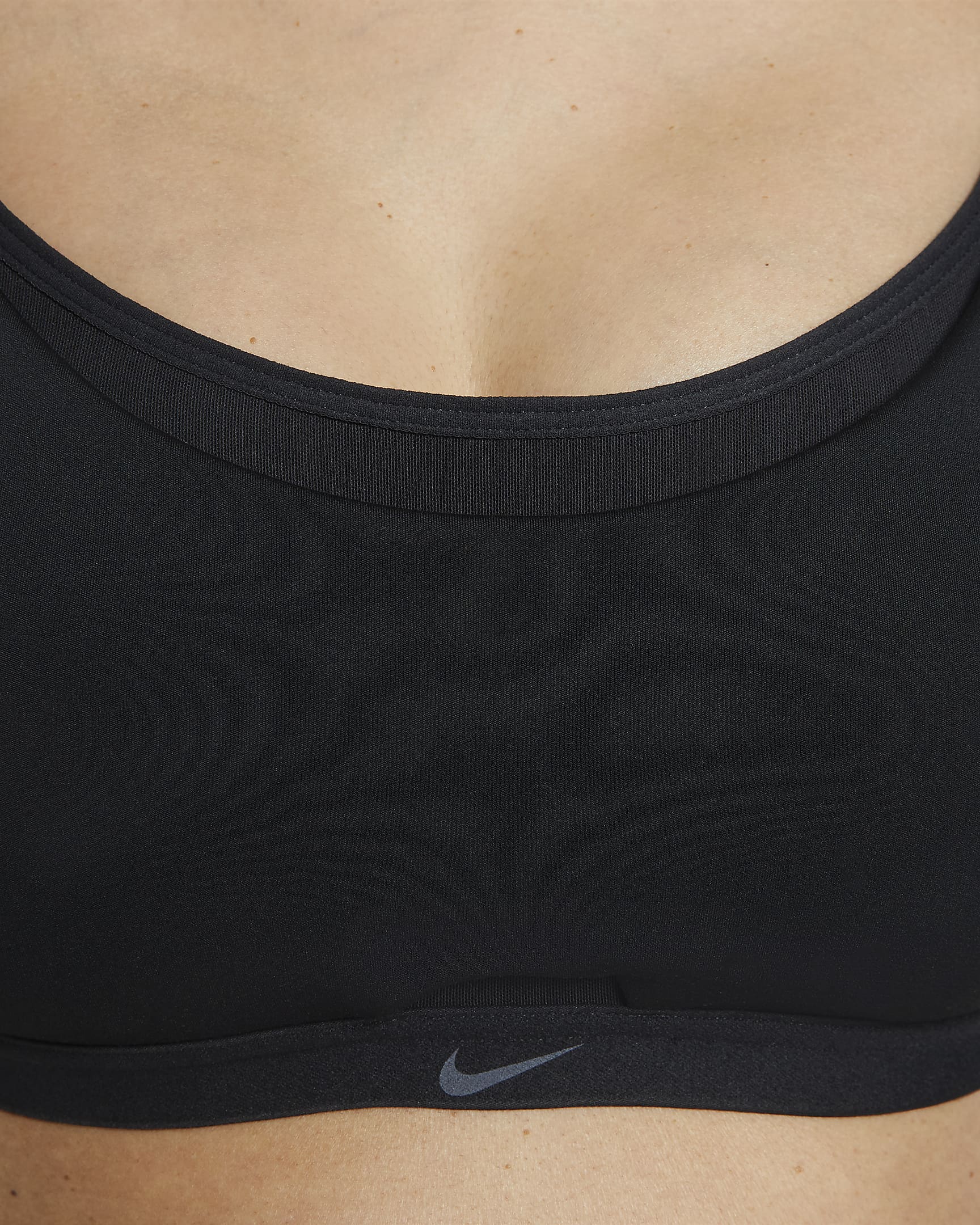 Nike Alate (M) Women's Light-Support Lightly Lined Sports Bra (Maternity) - Black/Cool Grey