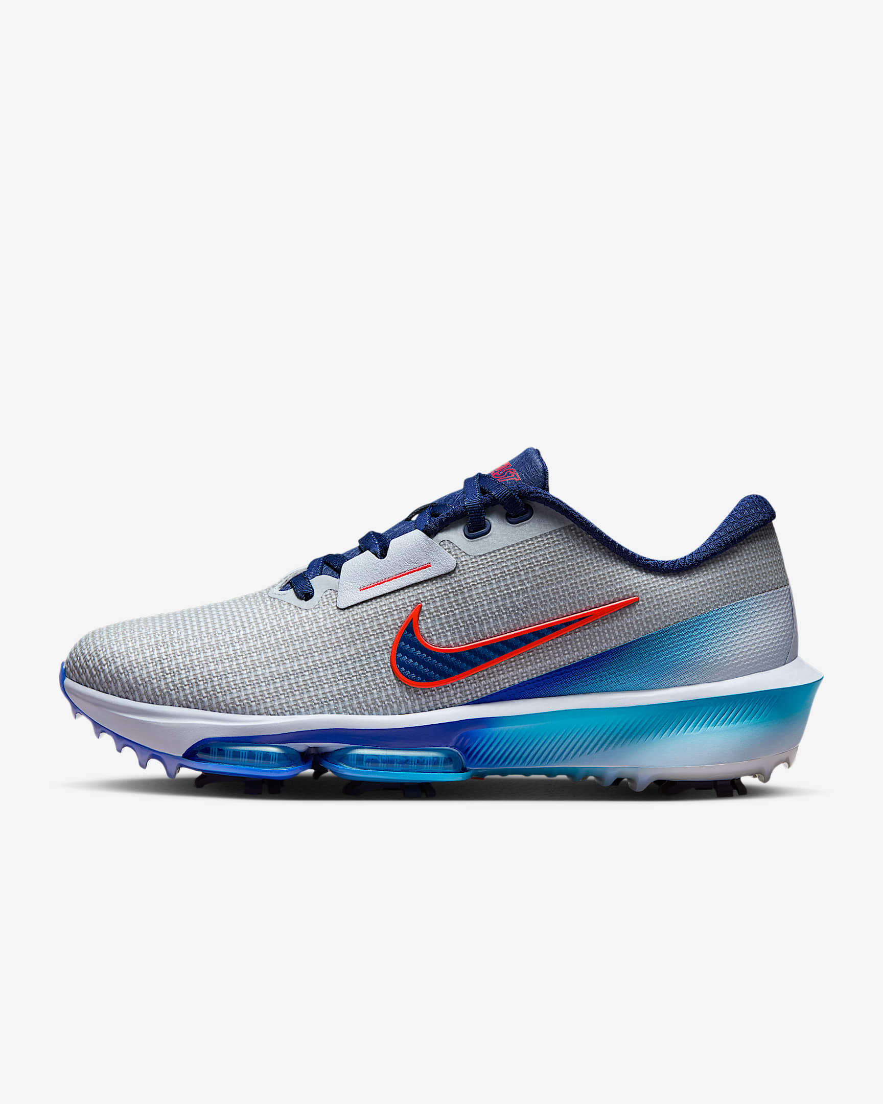 Tenis de golf Nike Infinity Tour 2 - Gris fútbol/Carmesí brillante/Noche intenso/Azul vacío